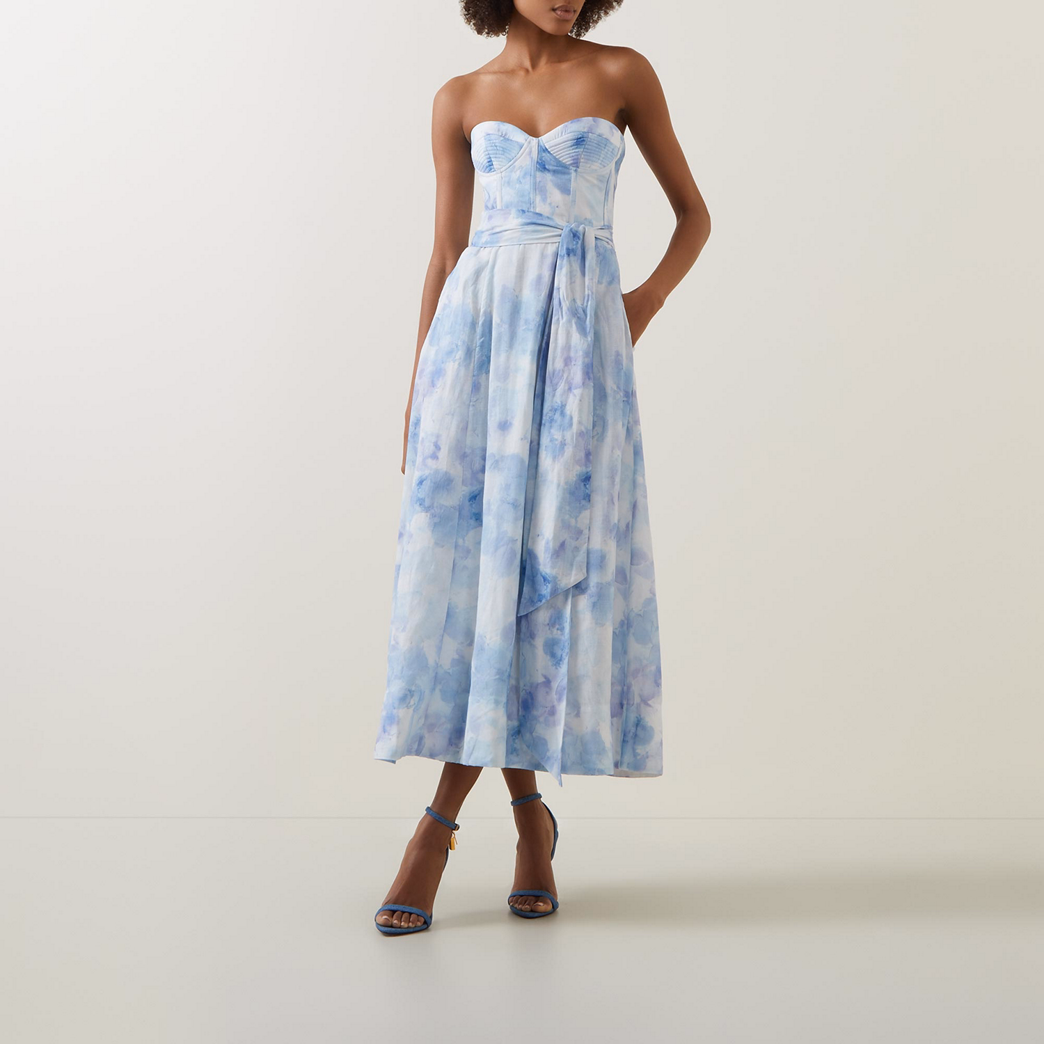 Vibrant Printed Flared Dress