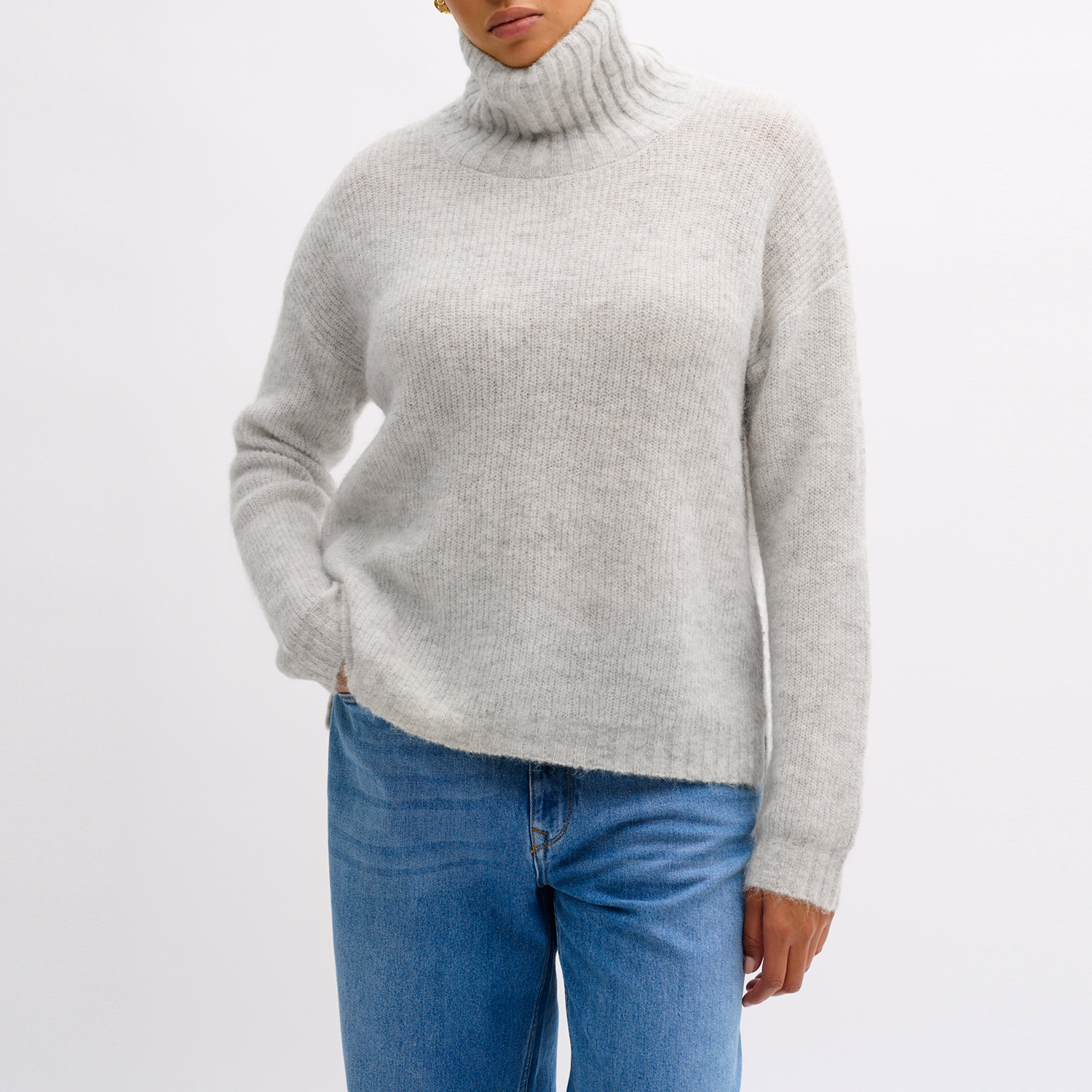 Roll Neck Oversized Fit Sweater