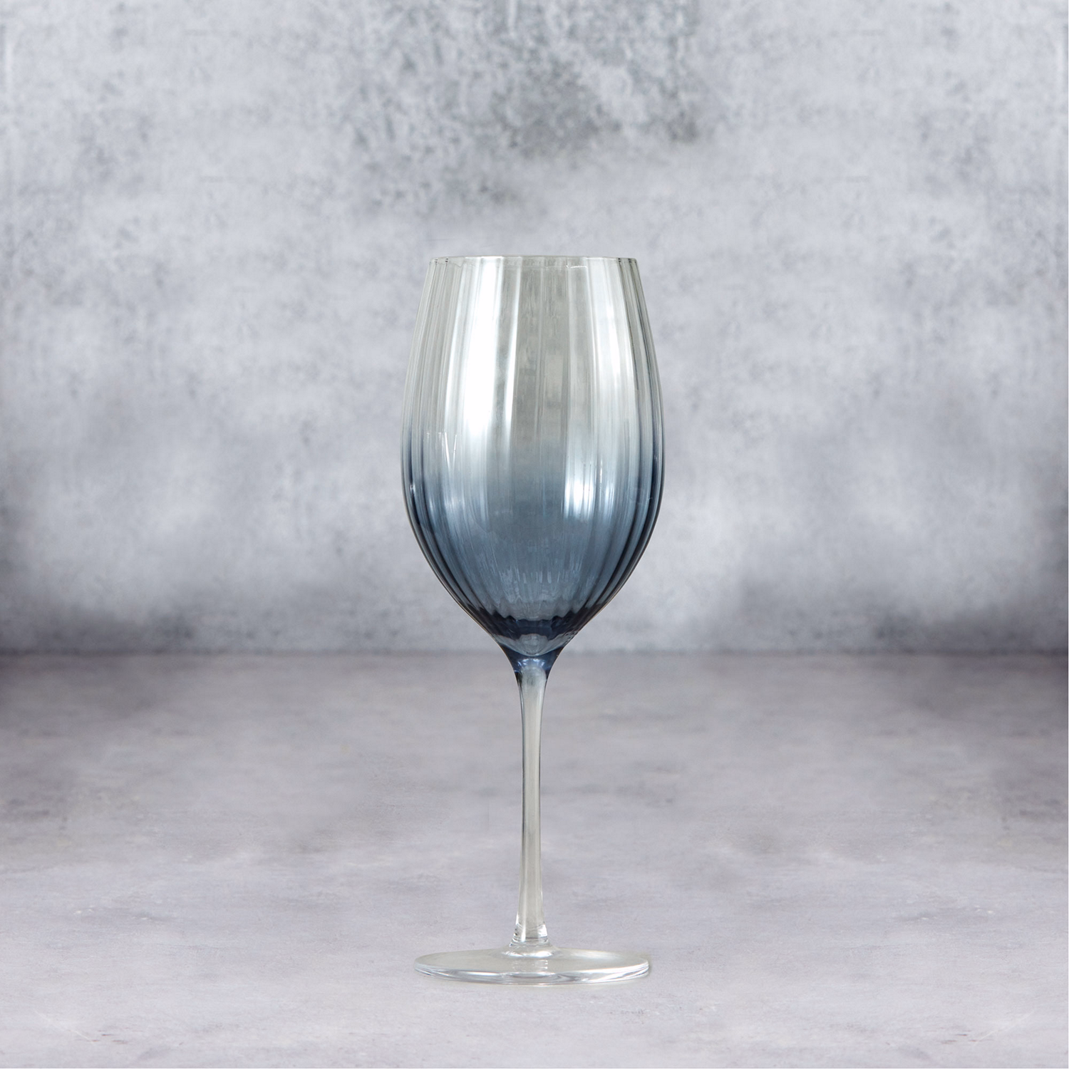 Four Piece Wine Glass Set Blue