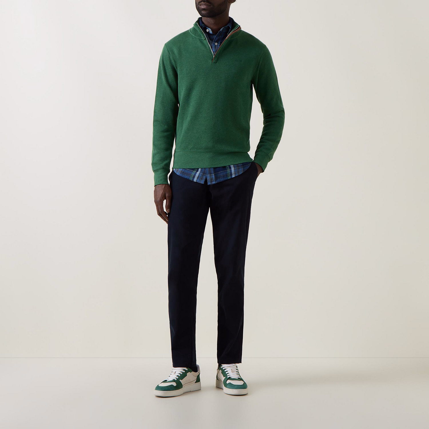 Half-Zip Logo Sweatshirt