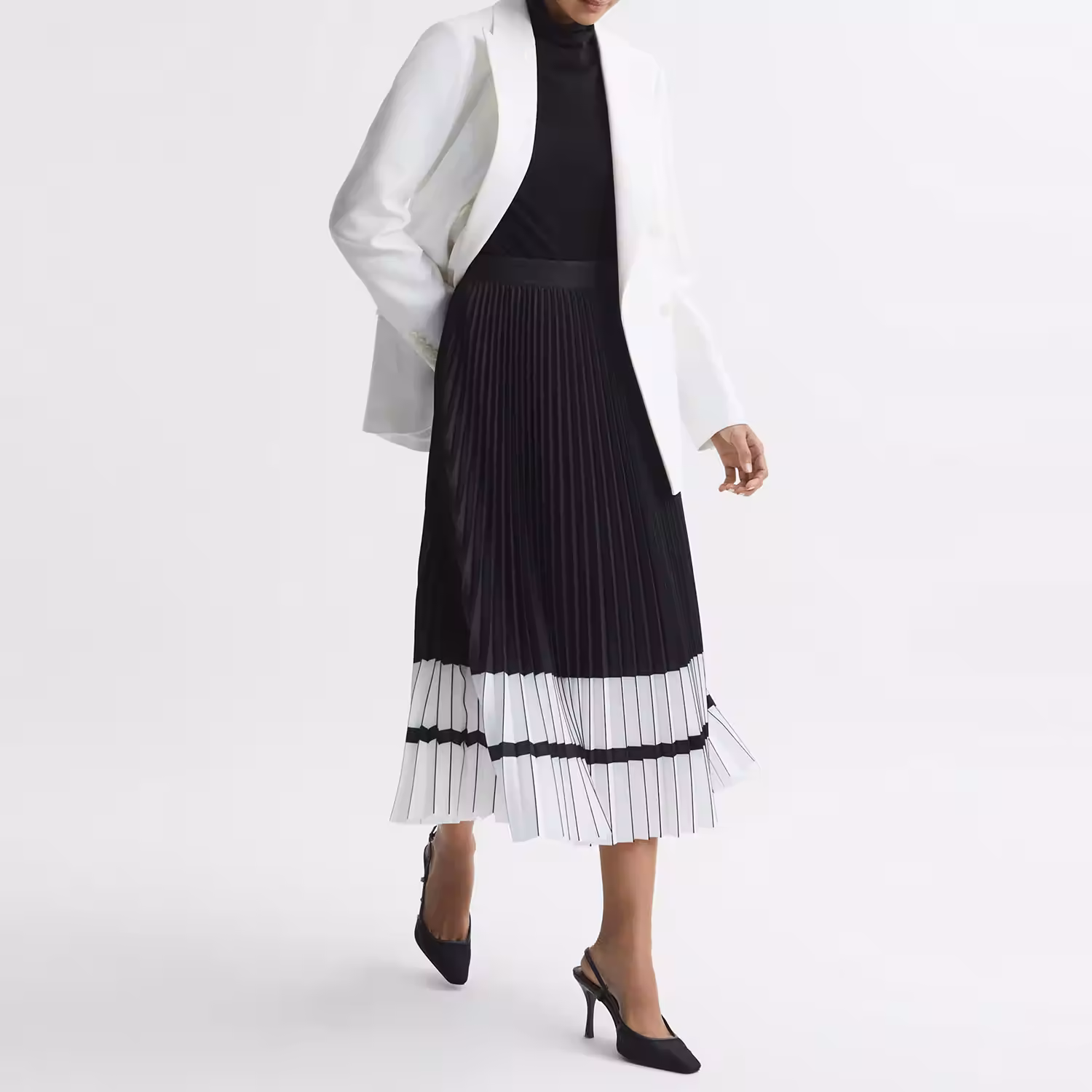 Marie High Rise Pleated Skirt