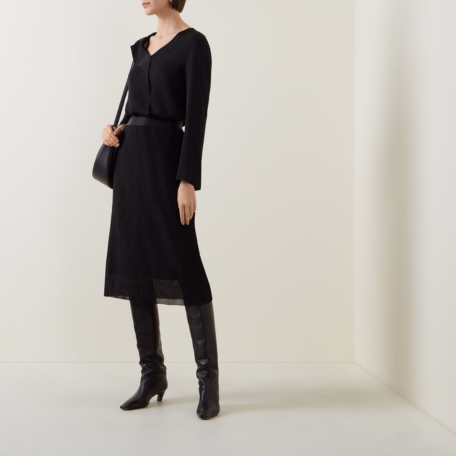 Evibelle Midi Pencil Skirt