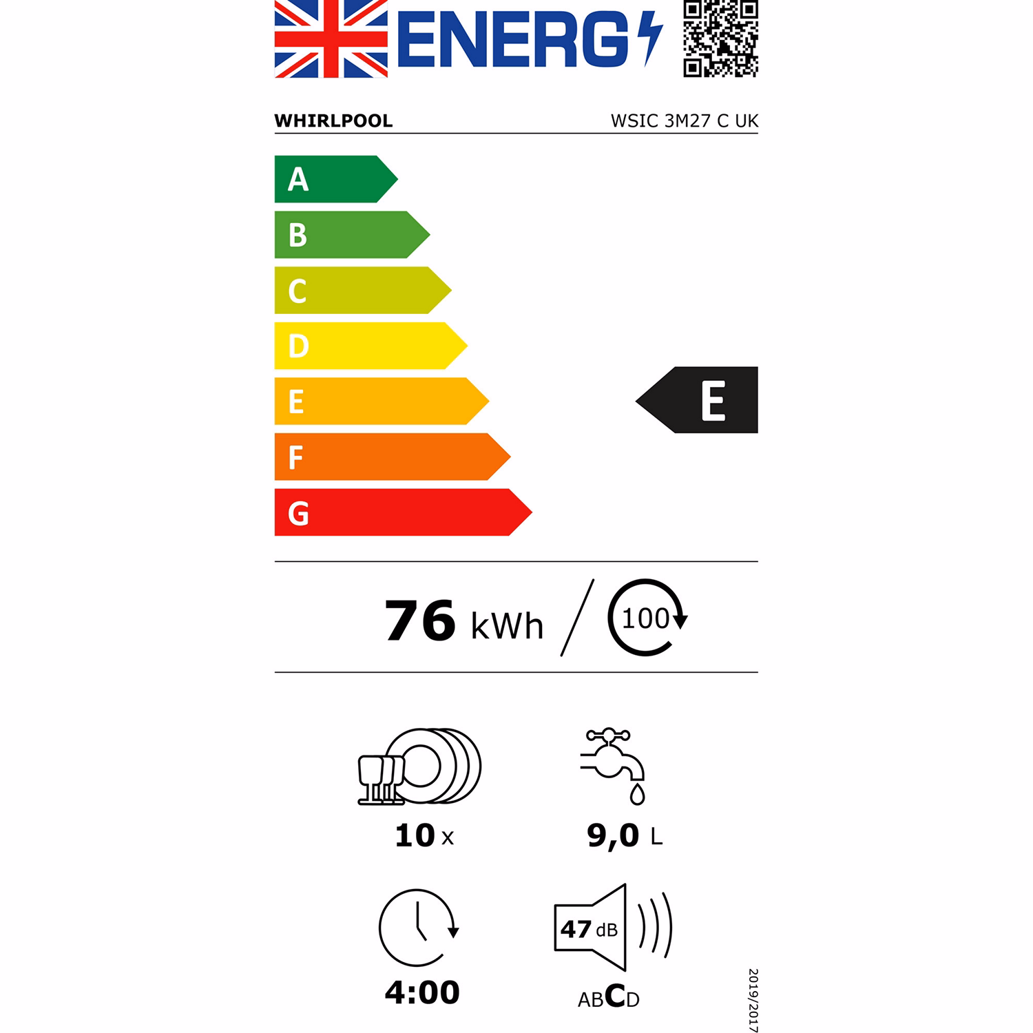 Fully Integrated Slimline Dishwasher