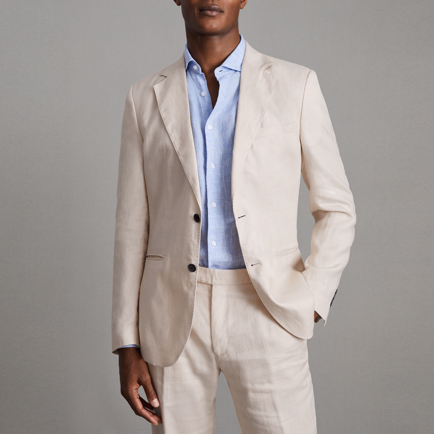 Kin Single-Breasted Slim Fit Blazer