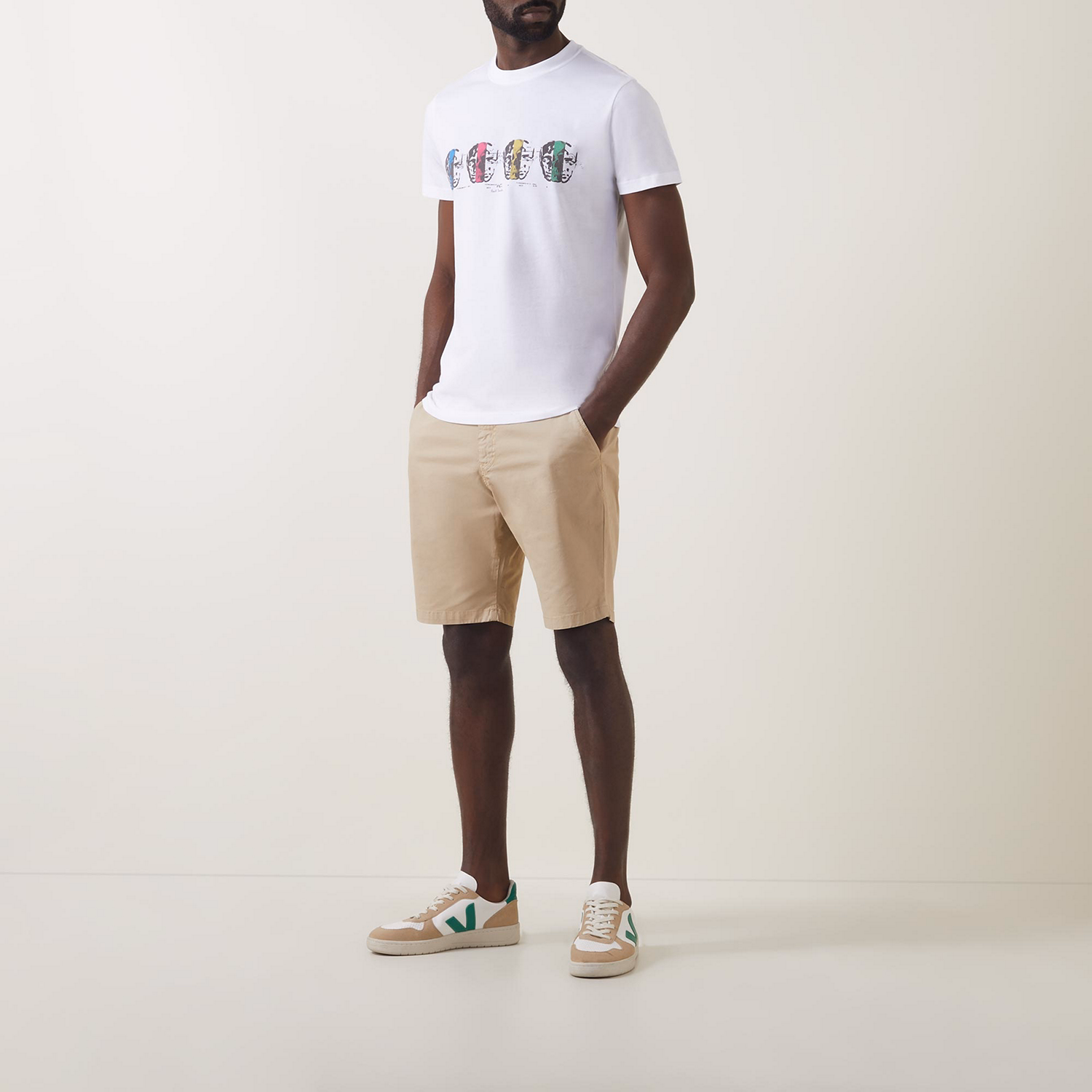 Mid-Rise Chino Shorts