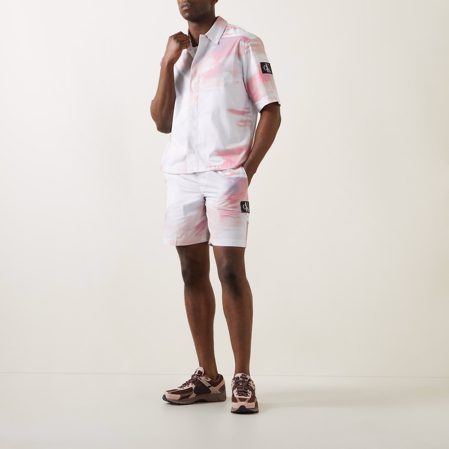 Diffused Logo Patch Shirt