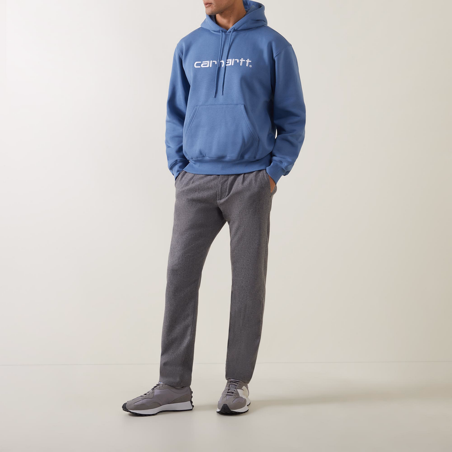 Script Logo Drawstring Hoodie