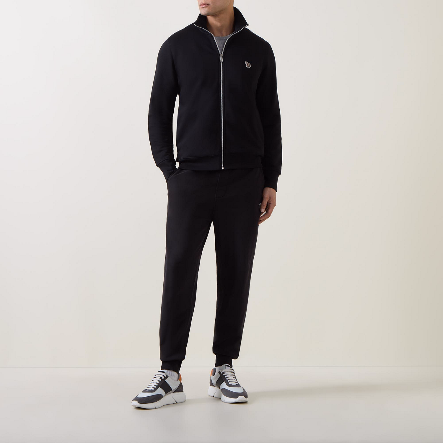 Zebra Zip-Through Sweatshirt