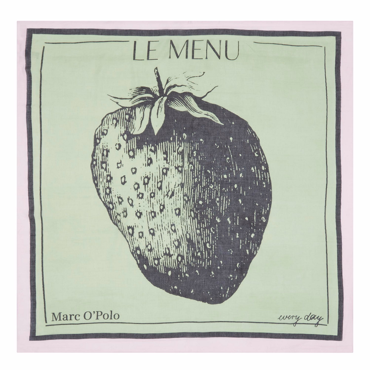 Le Menu Printed Scarf