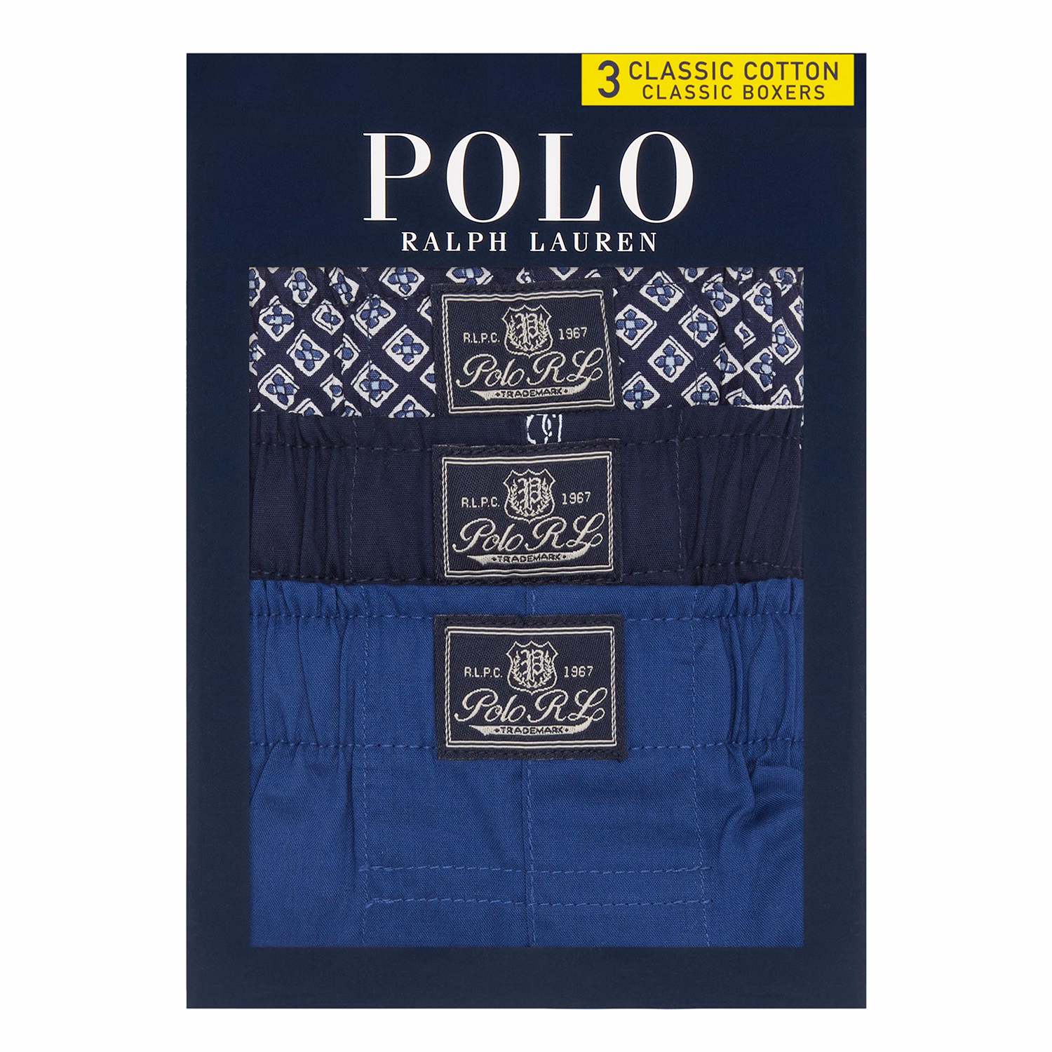 Three-Pack Classic Mixed Boxers Set