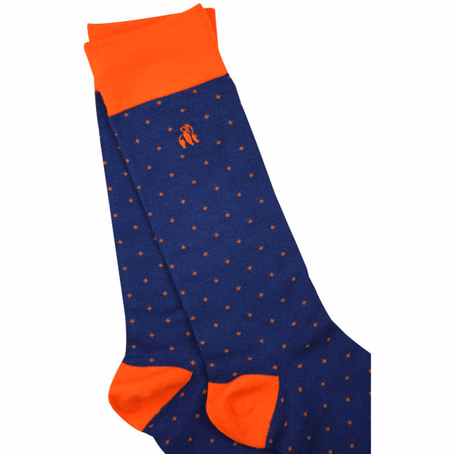 Spotted Orange Socks