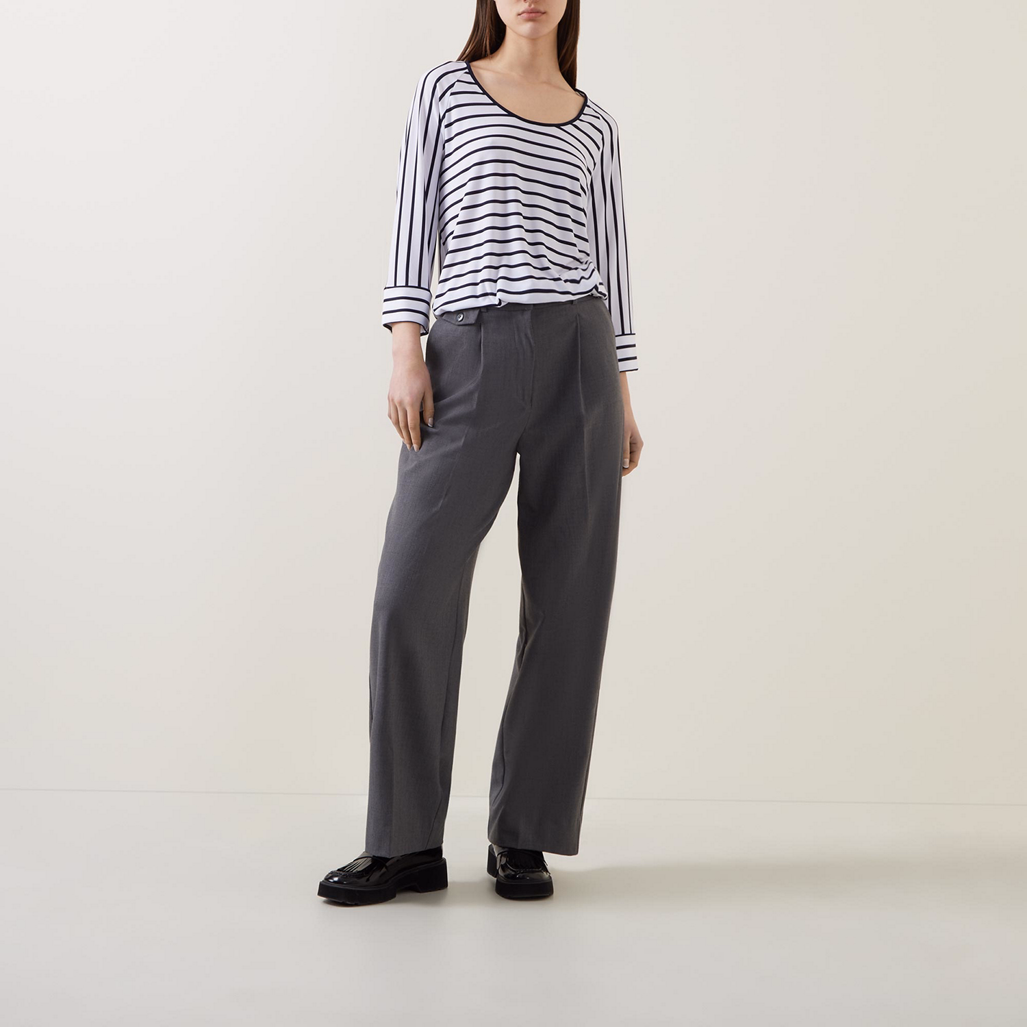 Striped Long-Sleeved T-Shirt