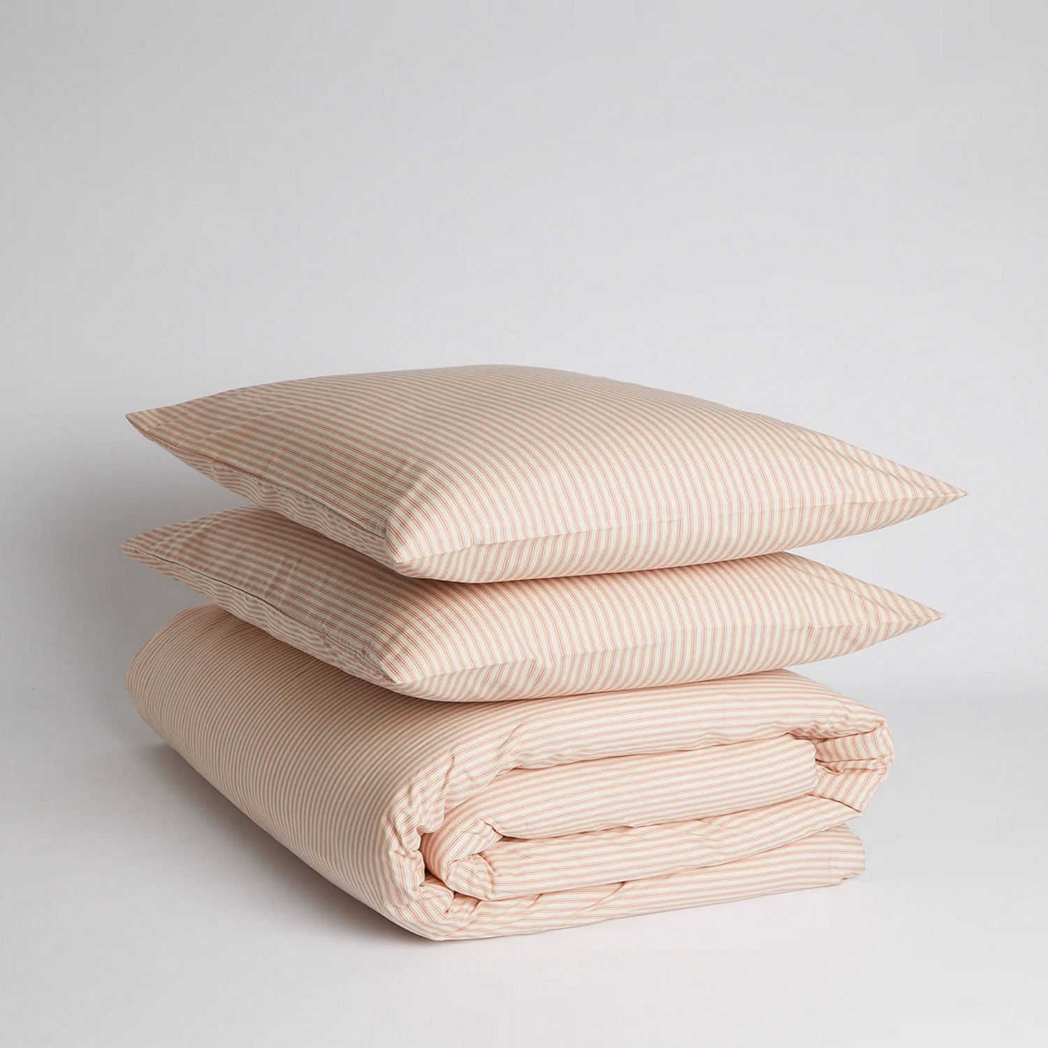 300 Thread Count Rose Ticking Duvet Set