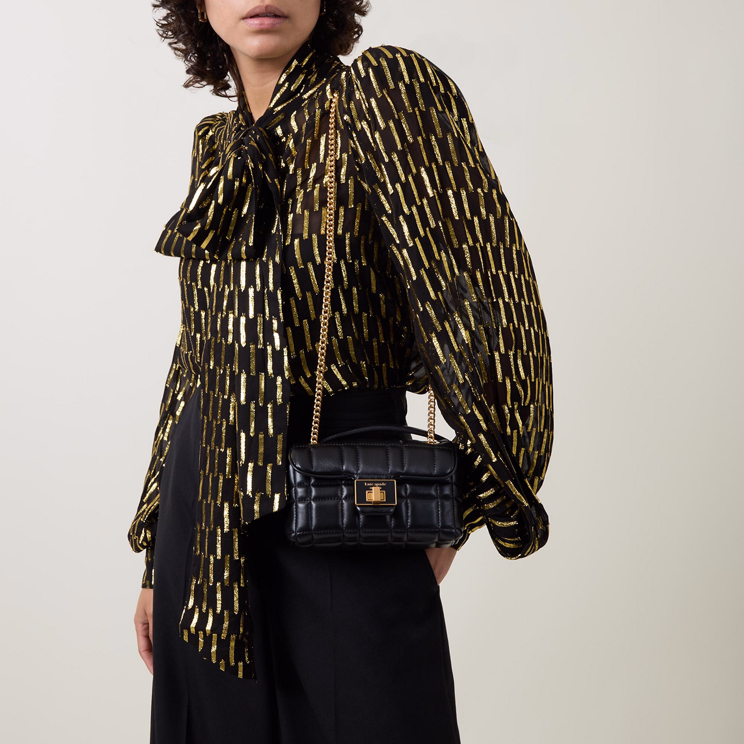 Evelyn Quilted Small Shoulder Bag