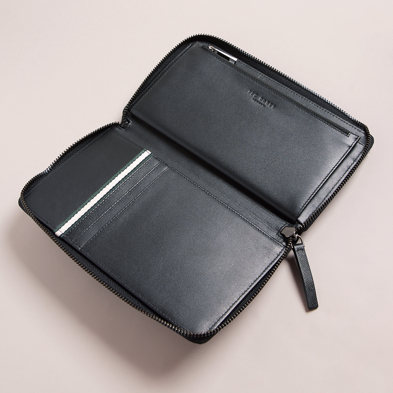 Samuels Leather Zip Wallet