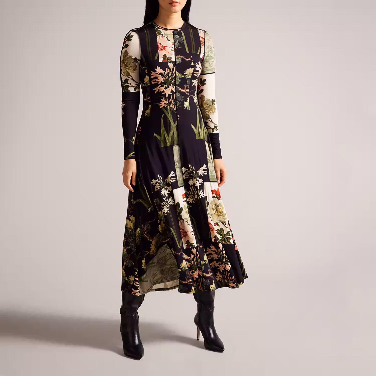 Gretiaa Printed Dress