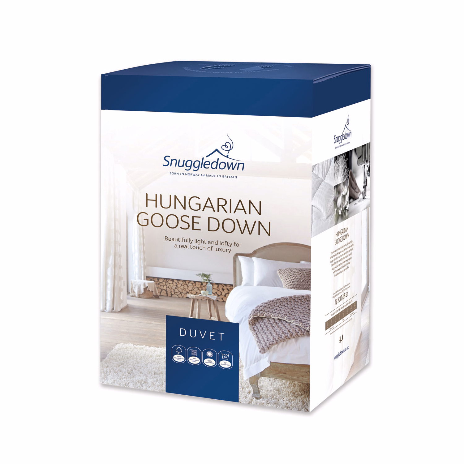 Hungarian Goose Down Duvet 4.5 Tog
