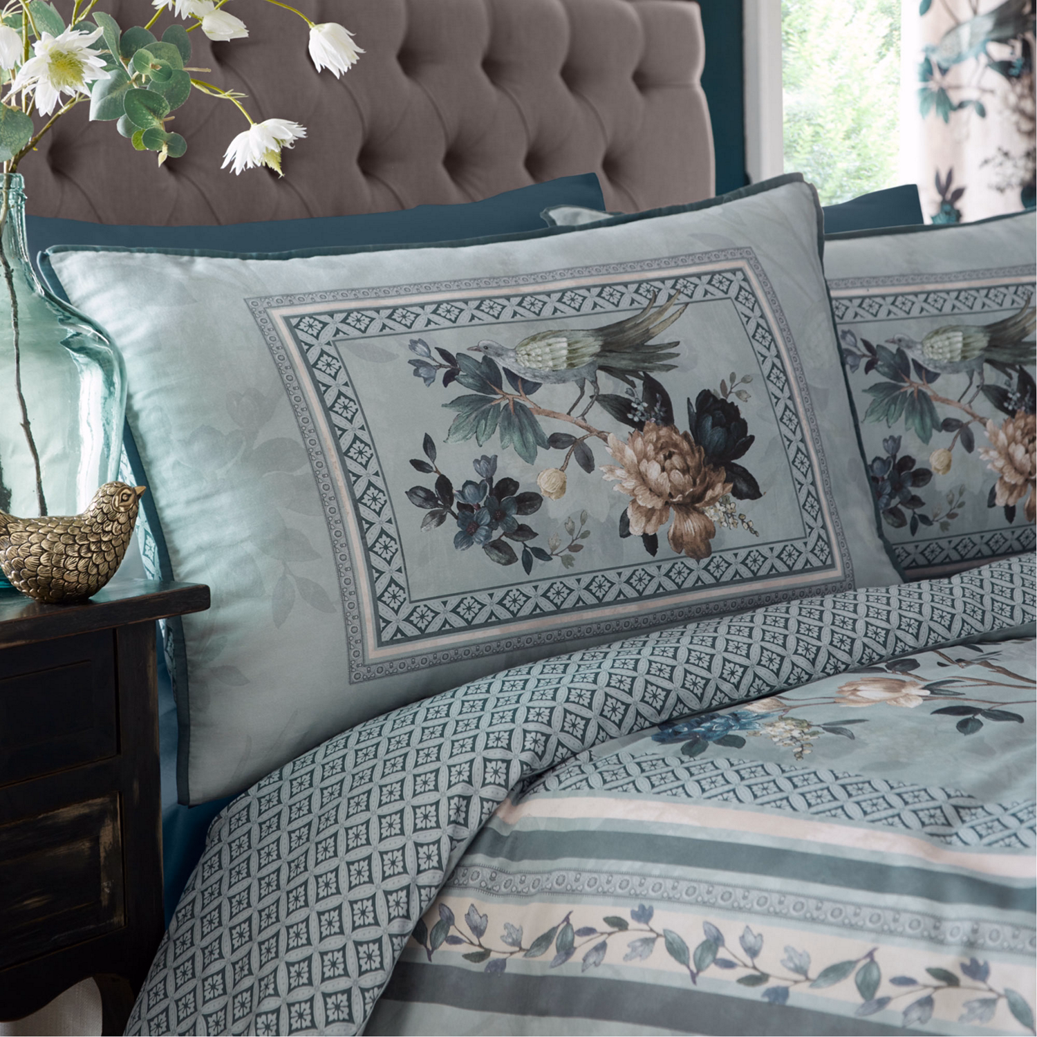 Windsford Duvet Set Teal
