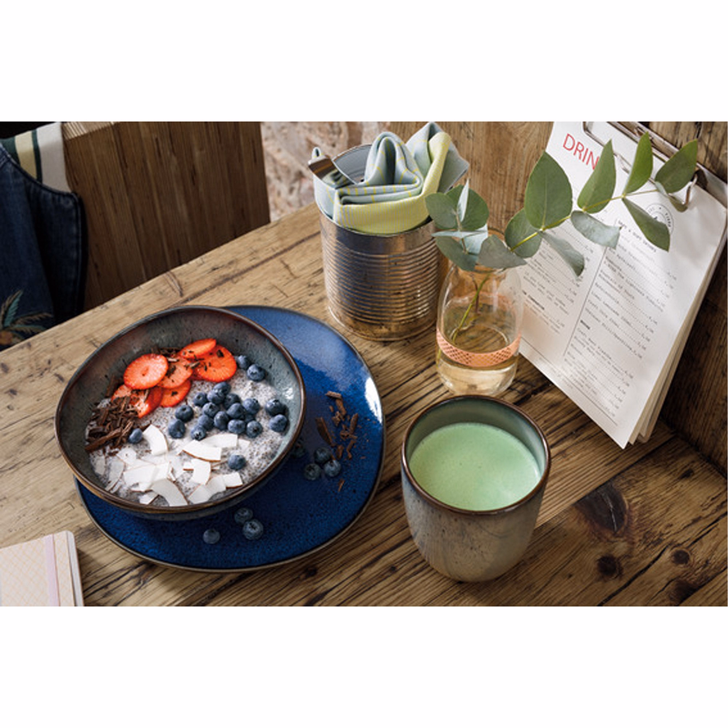 Lave Gris Mug With No Handle 0.4l