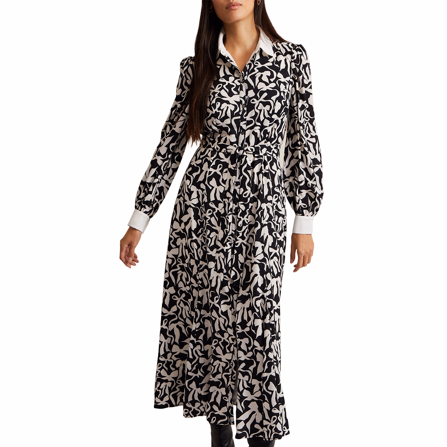 Bonnie Bow Shirt Dress