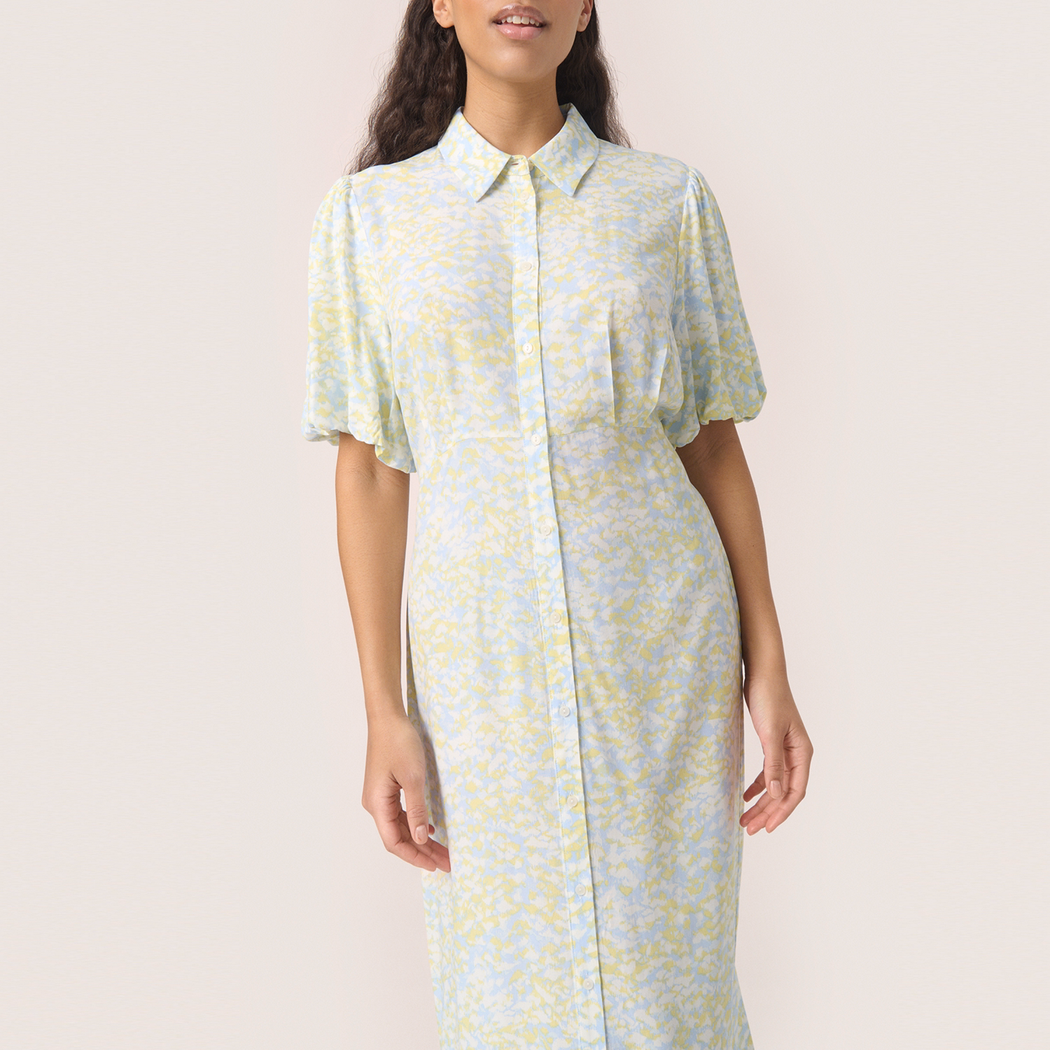 Wynter Printed Shirt Dress