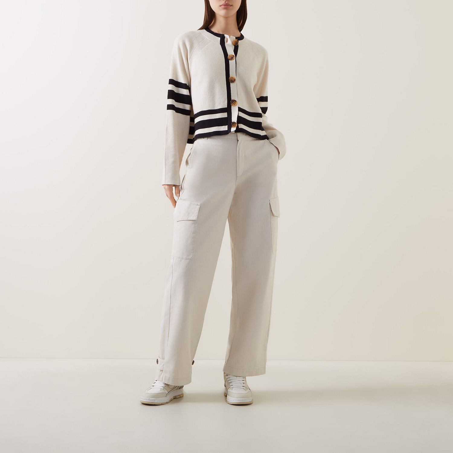 Melas Striped Cardigan