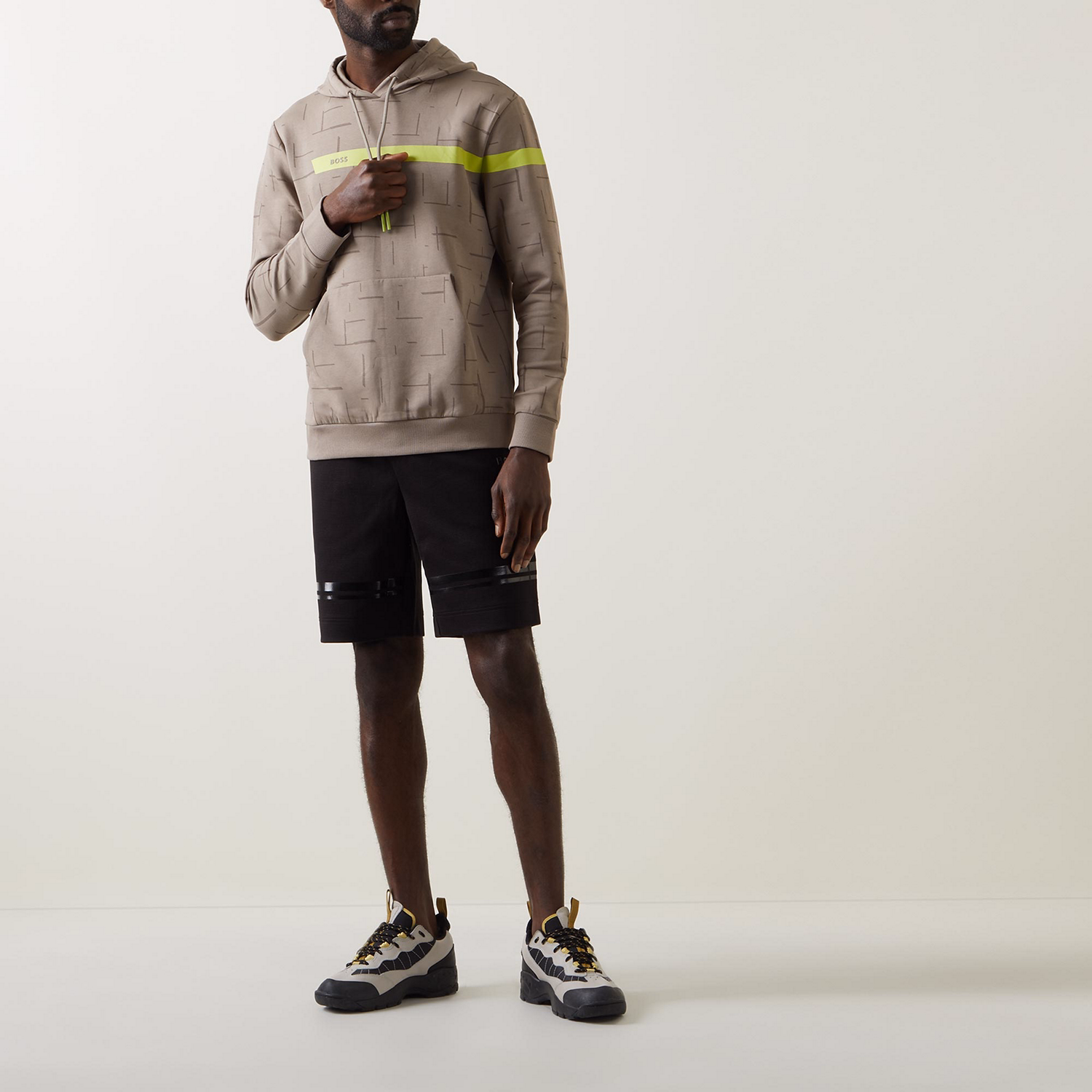 Soody Graphic Stripe Hoodie