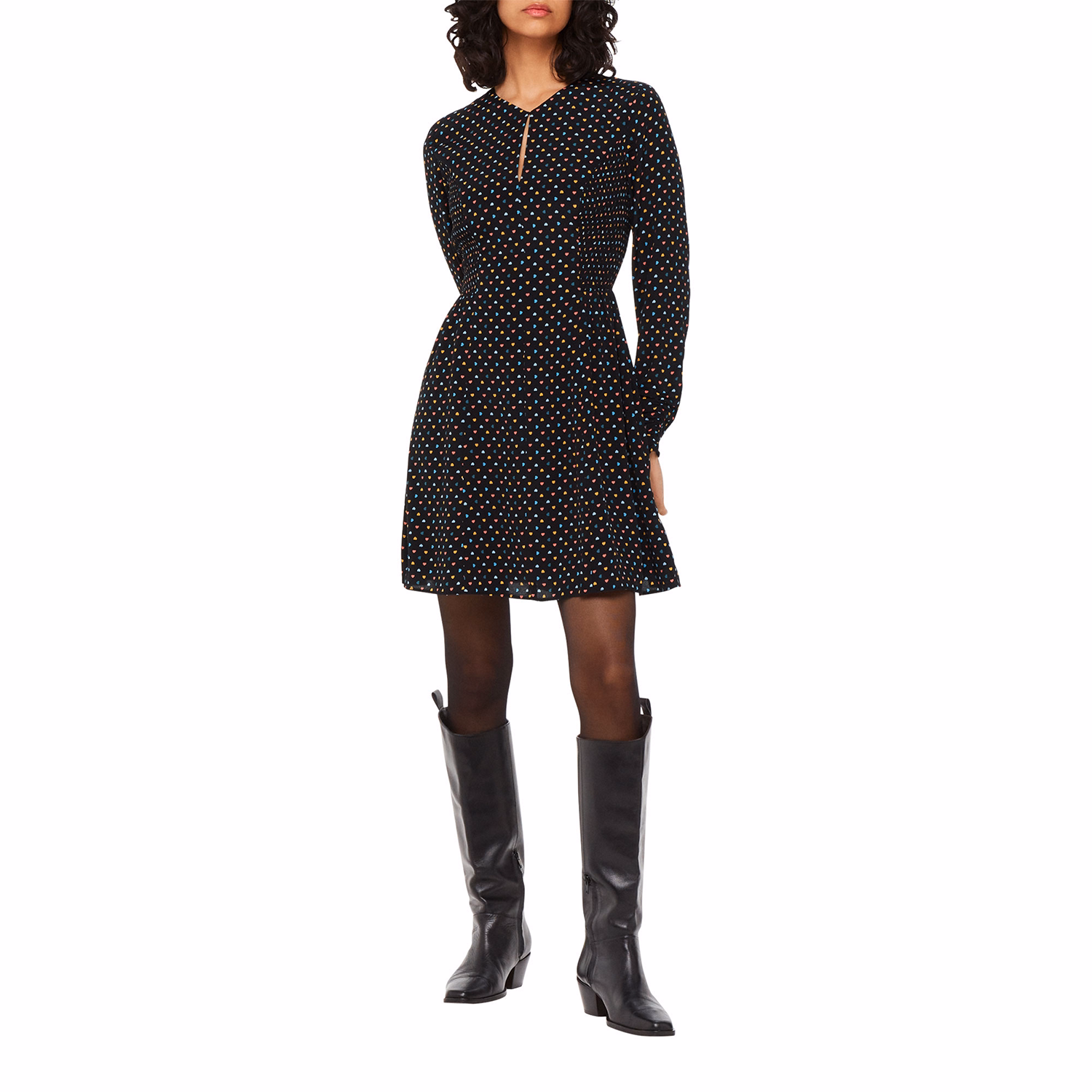 Scattered Hearts Flippy Dress