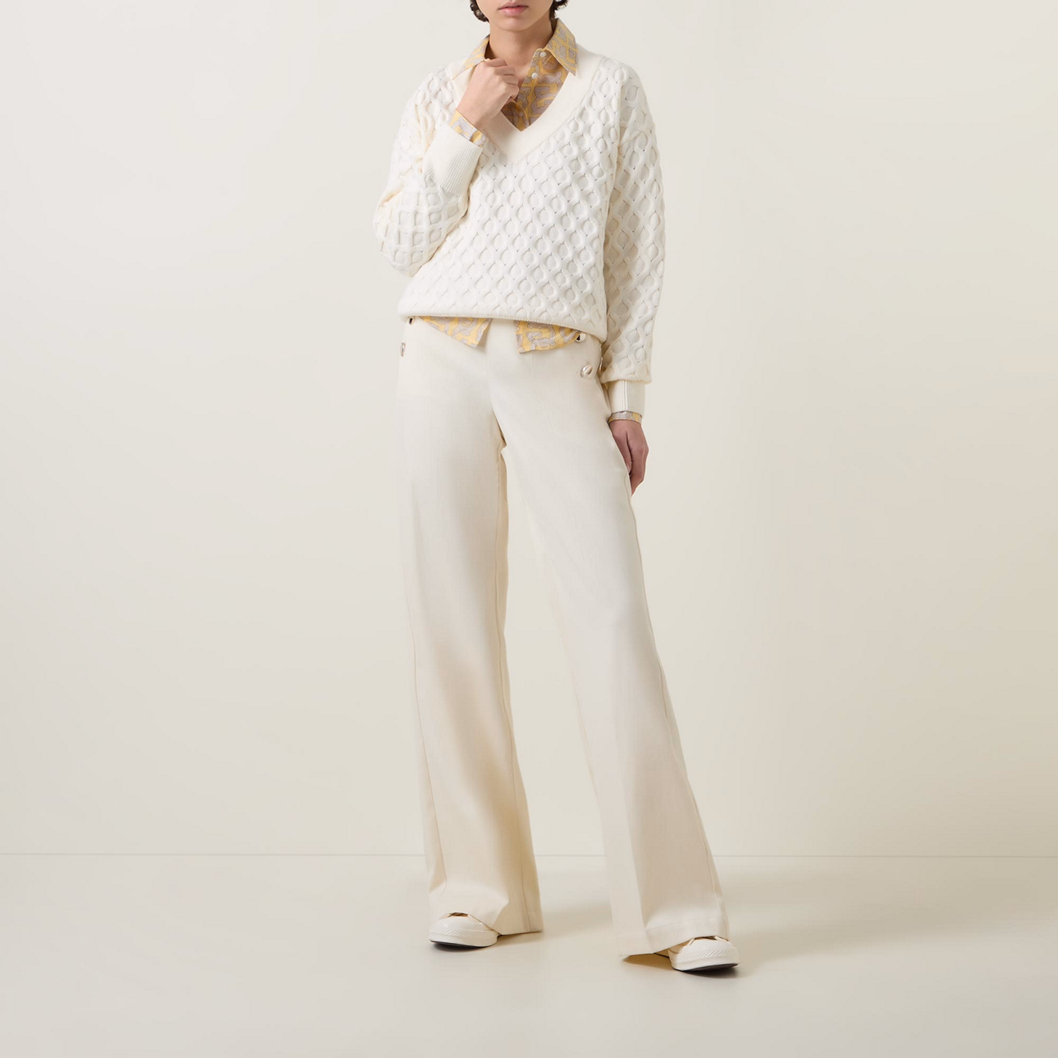 Textured Knit Sweater