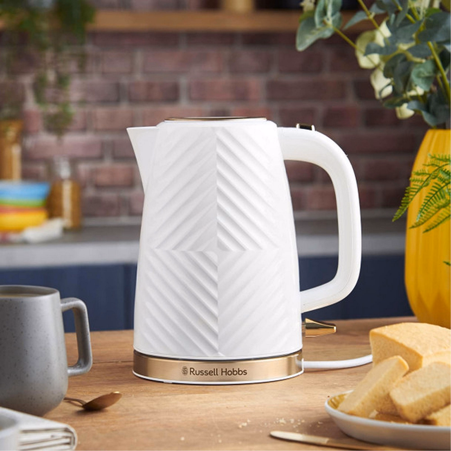 RH Groove Kettle White