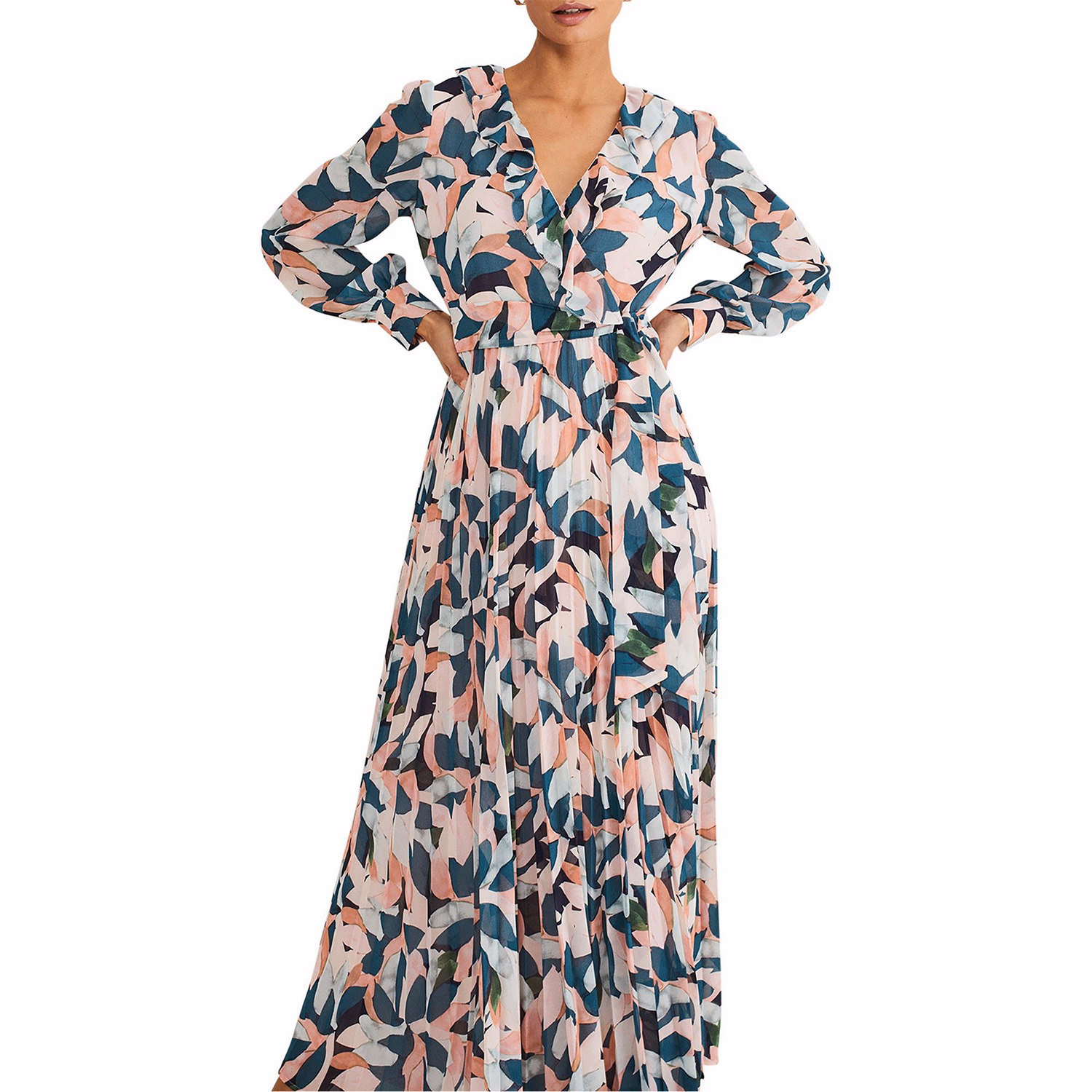 Averie Floral Print Maxi Dress