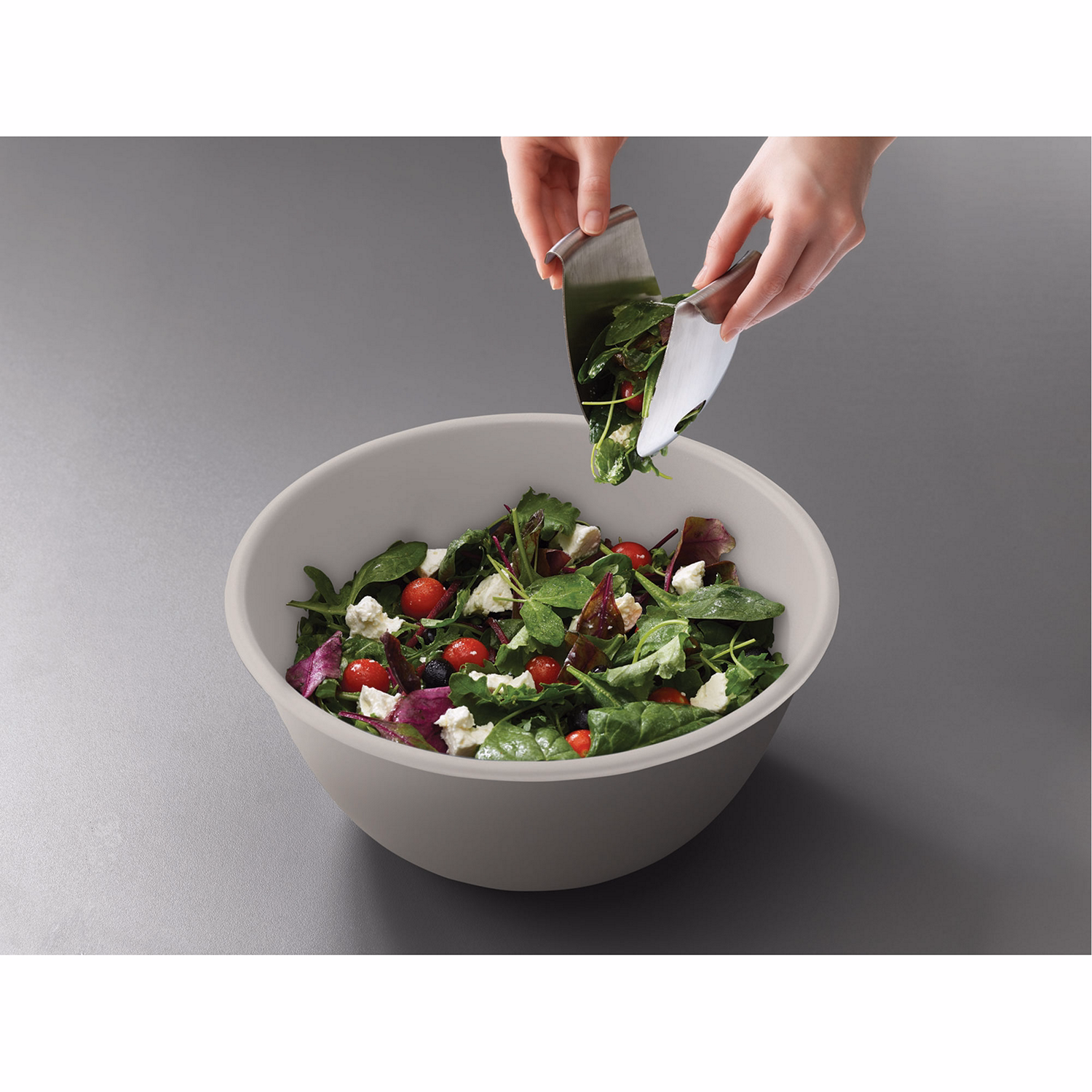Uno Salad Bowl and Servers Three-Piece Set