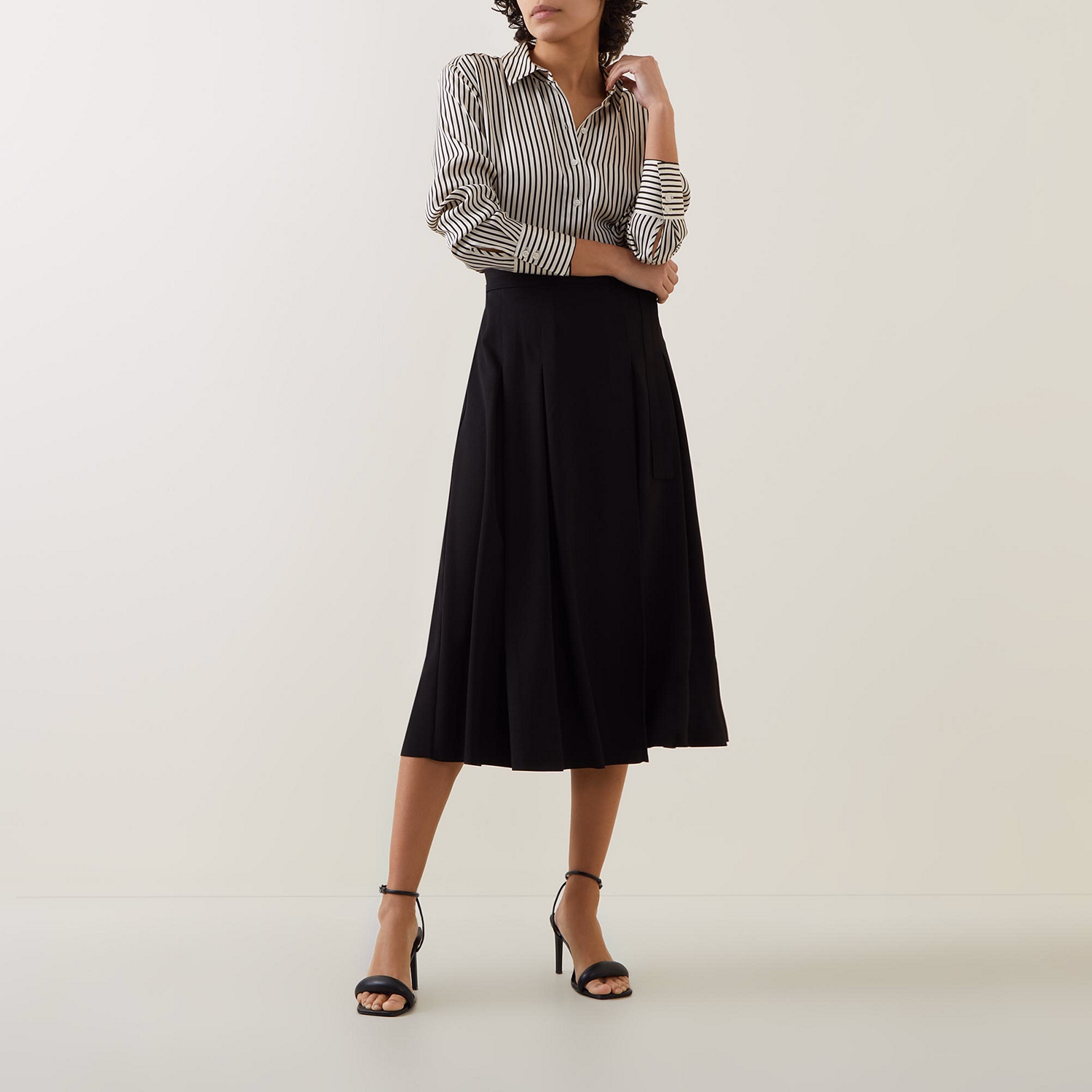 Striped Button-Down Shirt