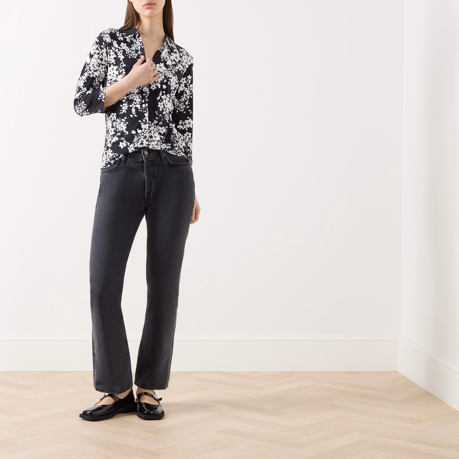 Floral Regular Fit Blouse