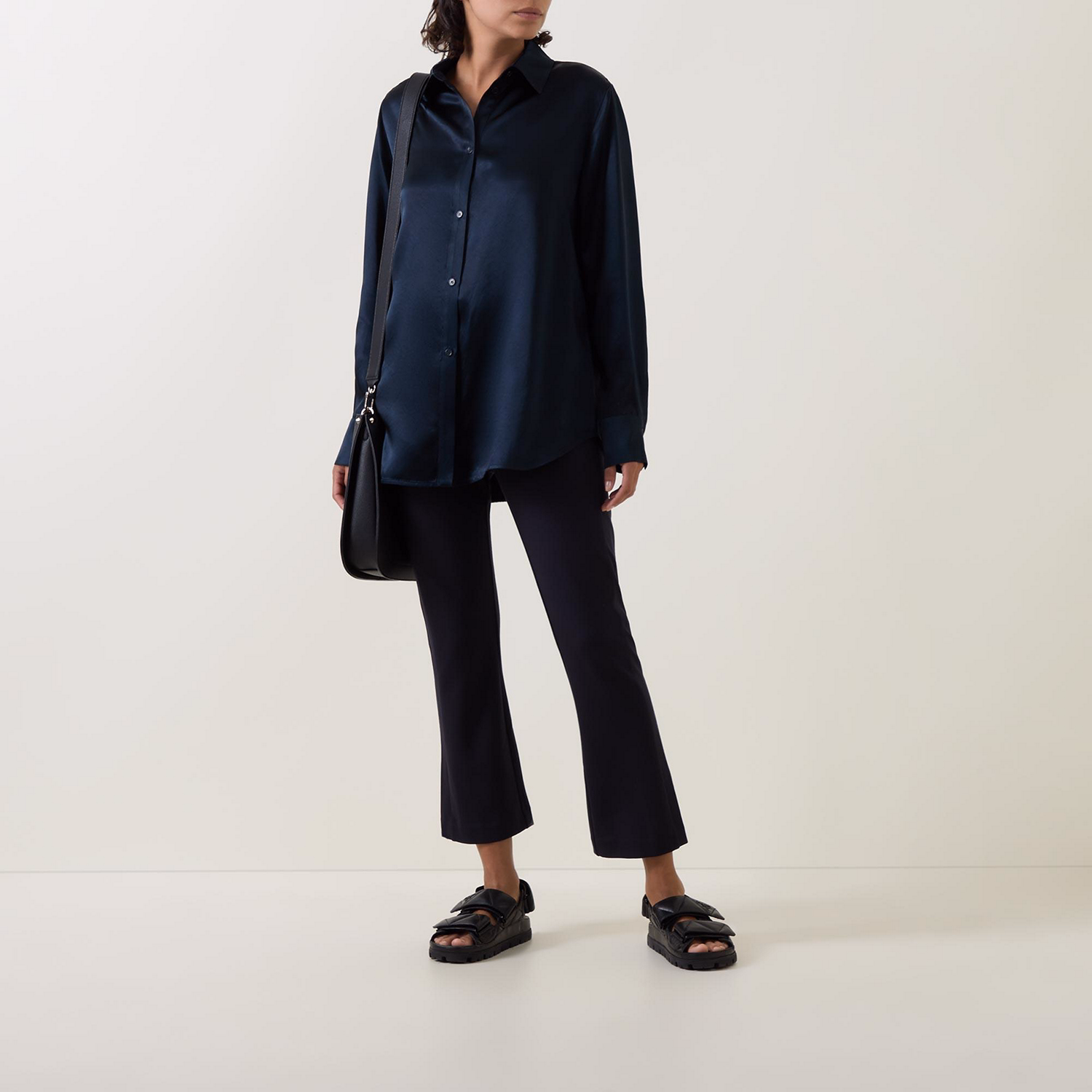 Paba Cropped Bootcut Trousers