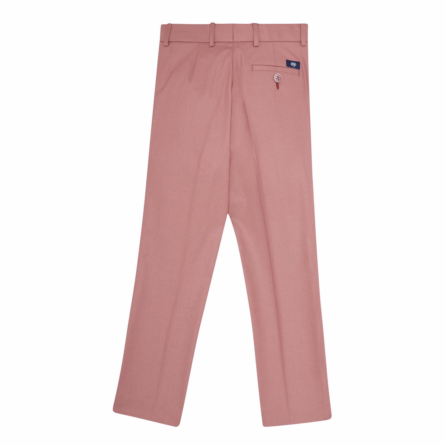 Boys Solid Textured Trousers