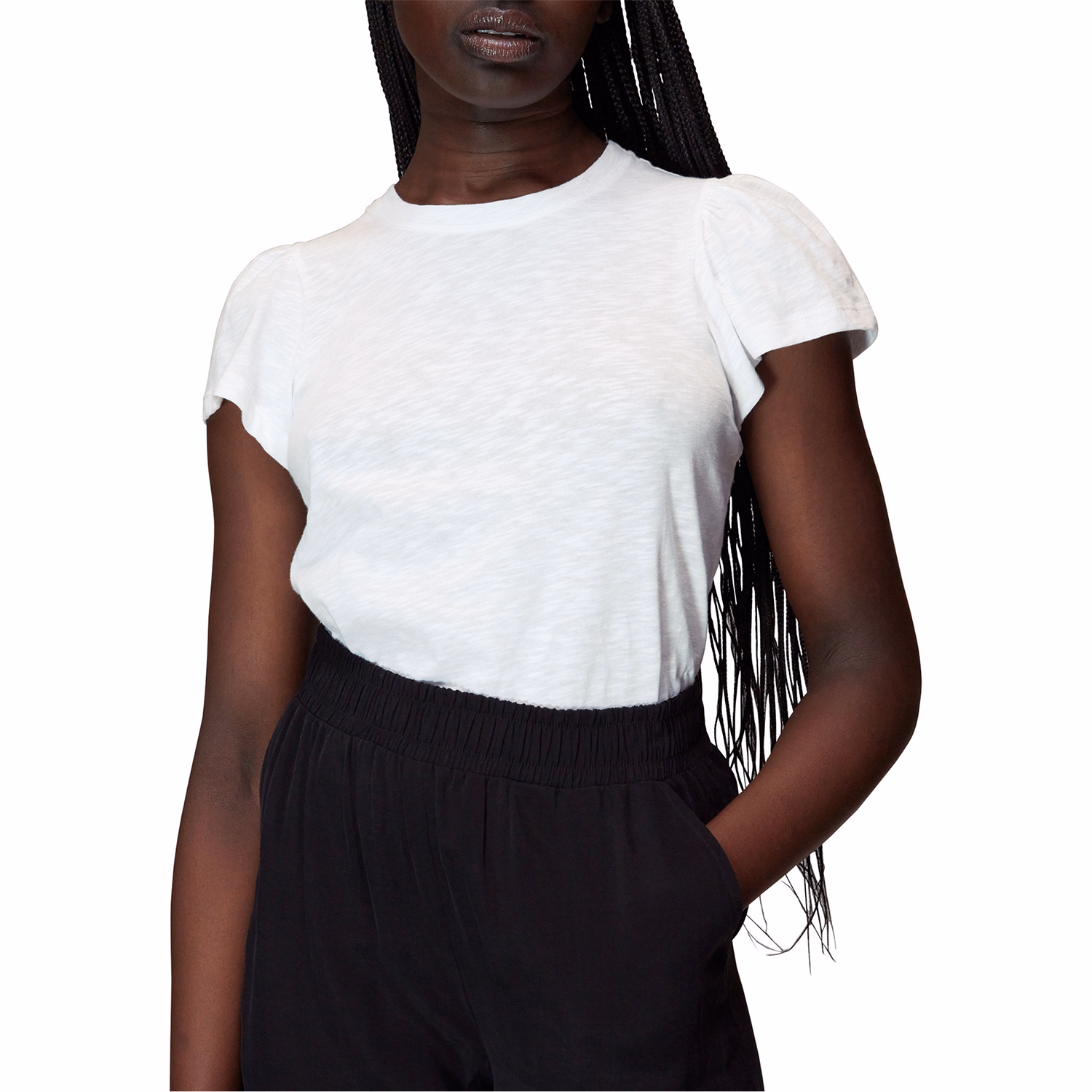 Frill Sleeve T-Shirt