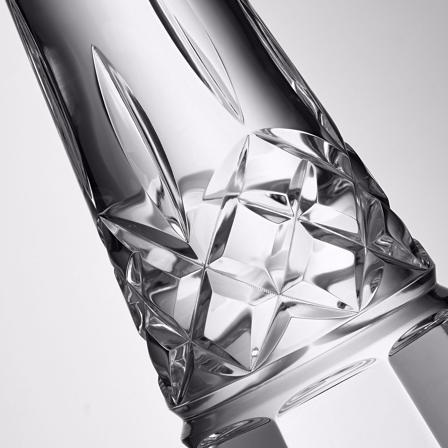 Lismore Round Candlestick 25cm 10in Set of 2