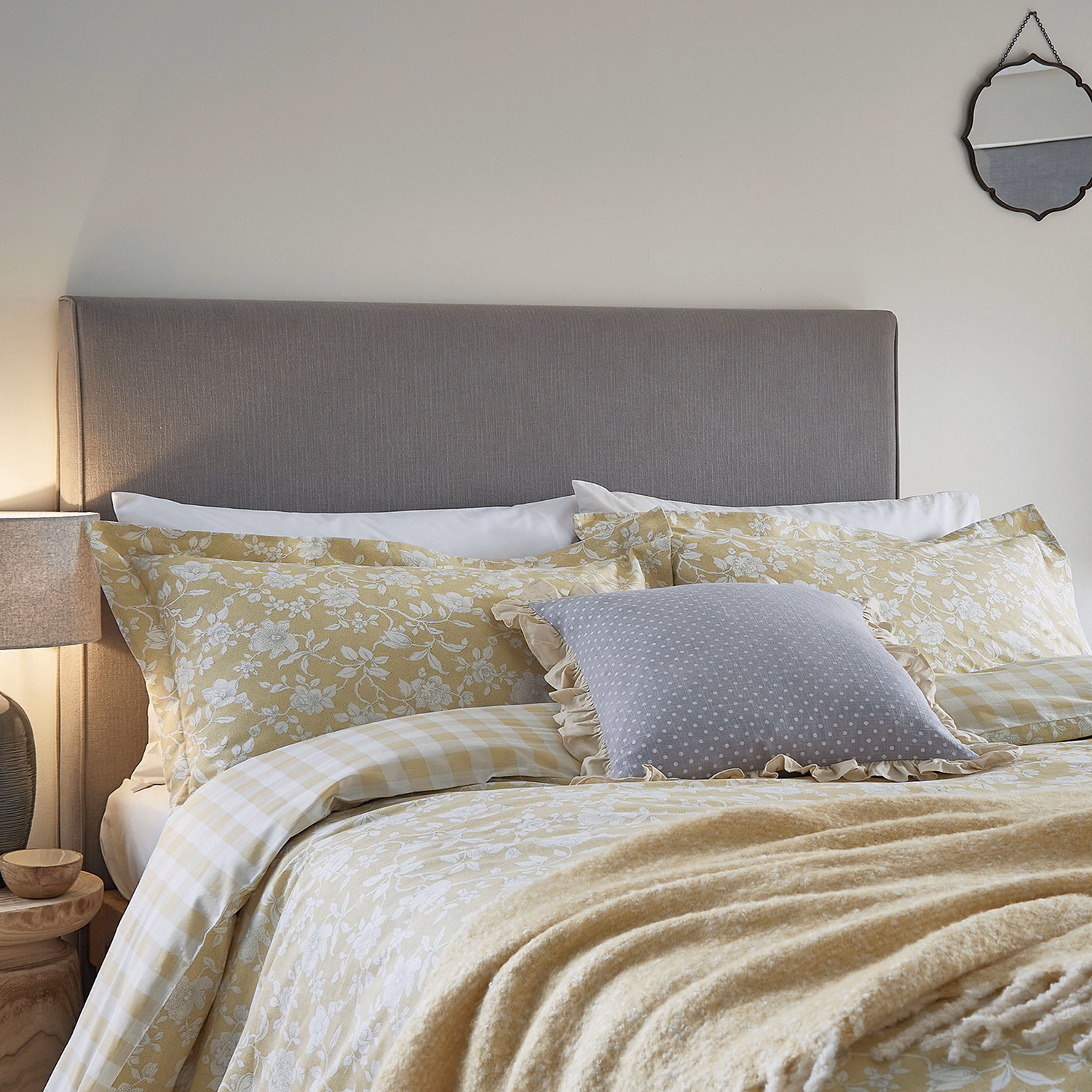 Melforde Duvet Cover Set Yellow