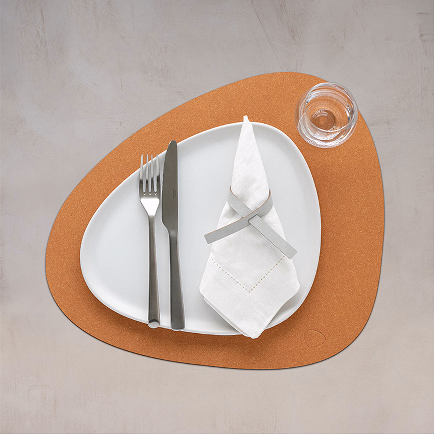 Table Mat Curve L Core Flecked Nature