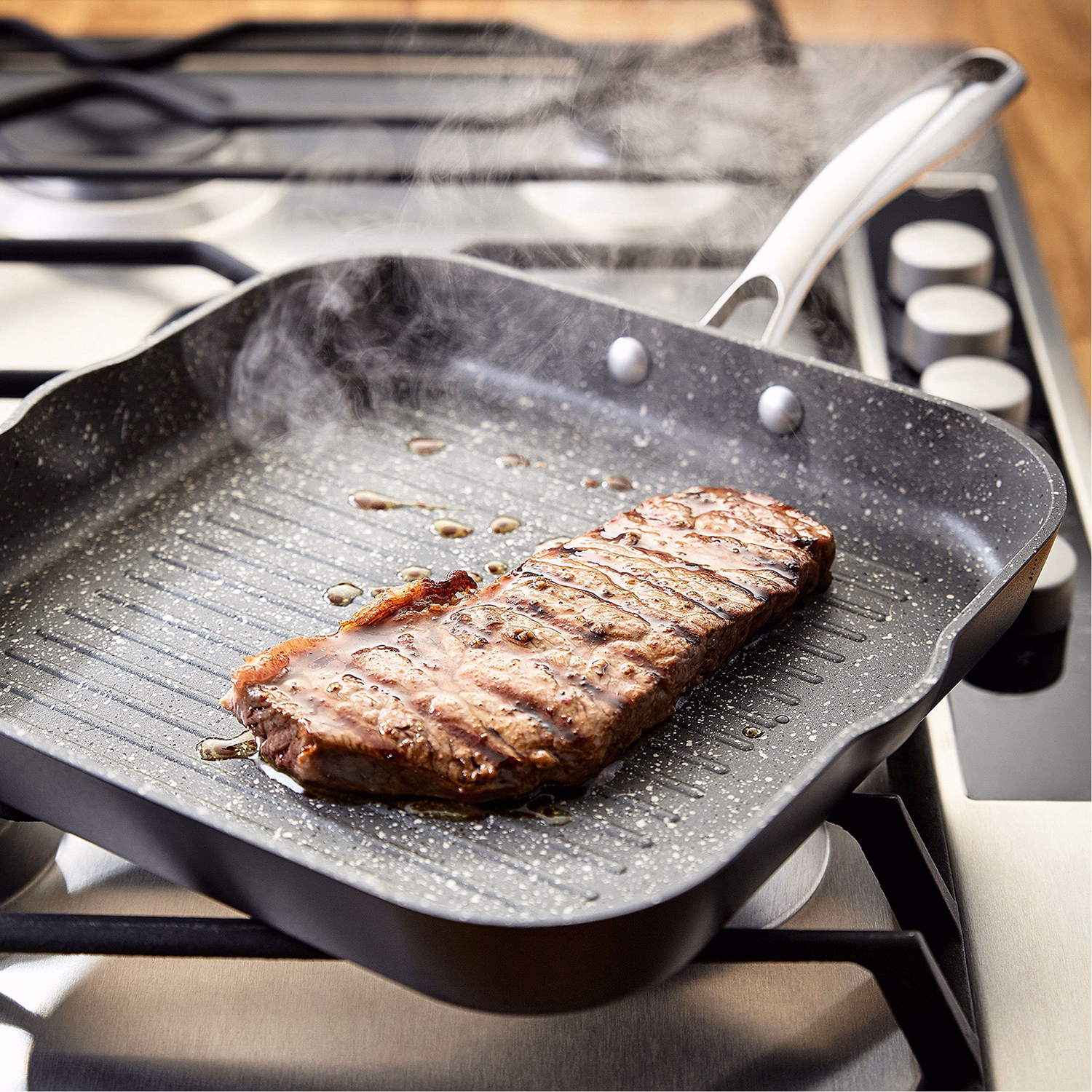 Rocktanium Non-Stick Grill Pan 26cm