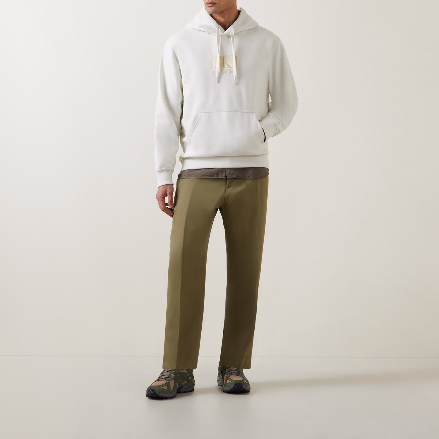 Embroidered Logo Patch Hoodie