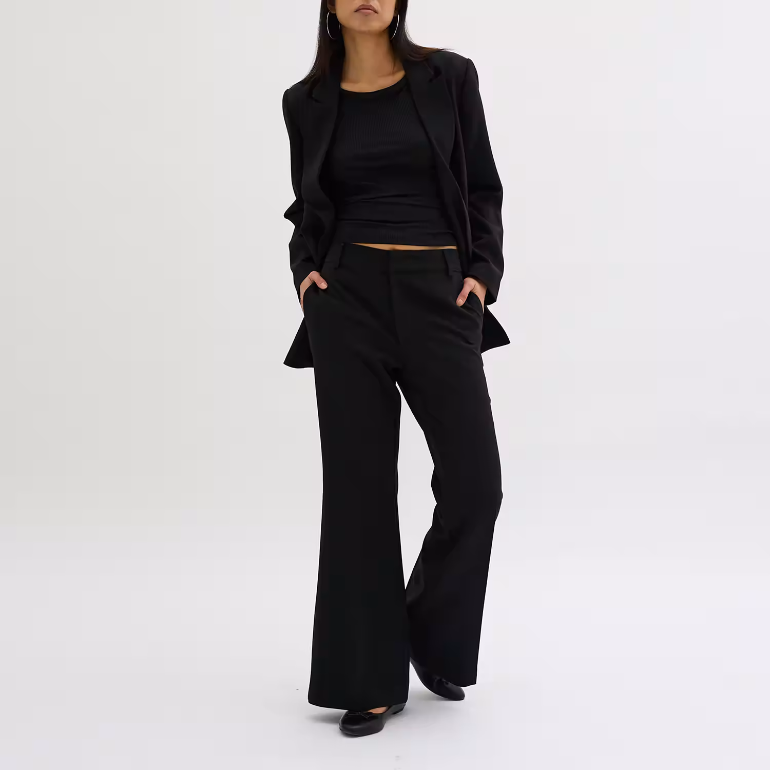Yola High-Rise Flared Trousers