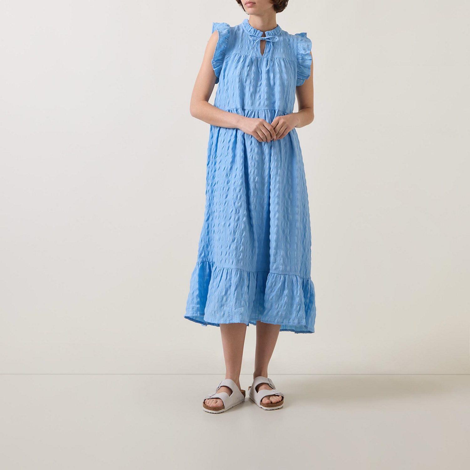 Gimalina Ruffle-Detail Dress