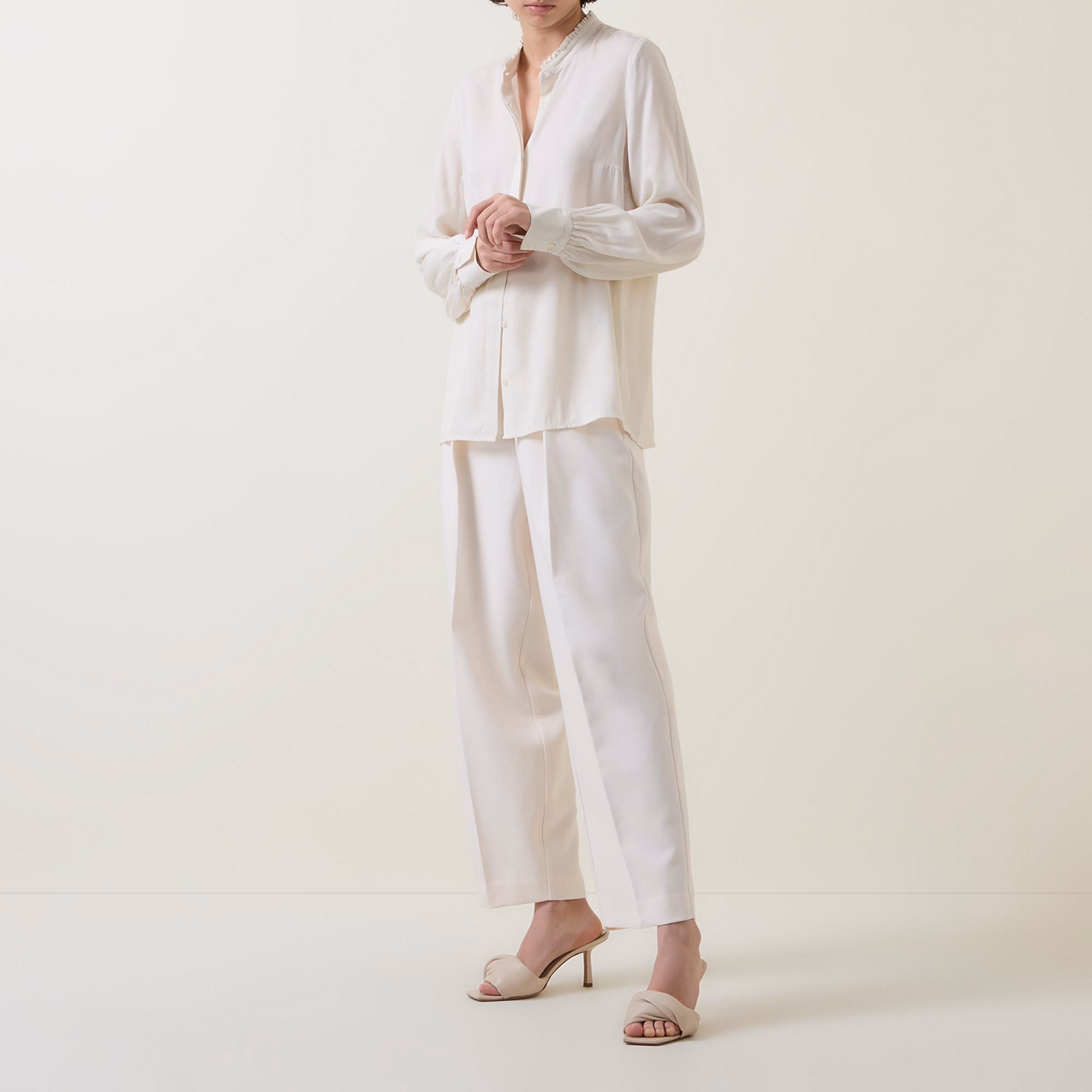 Nixie Grandfather Blouse