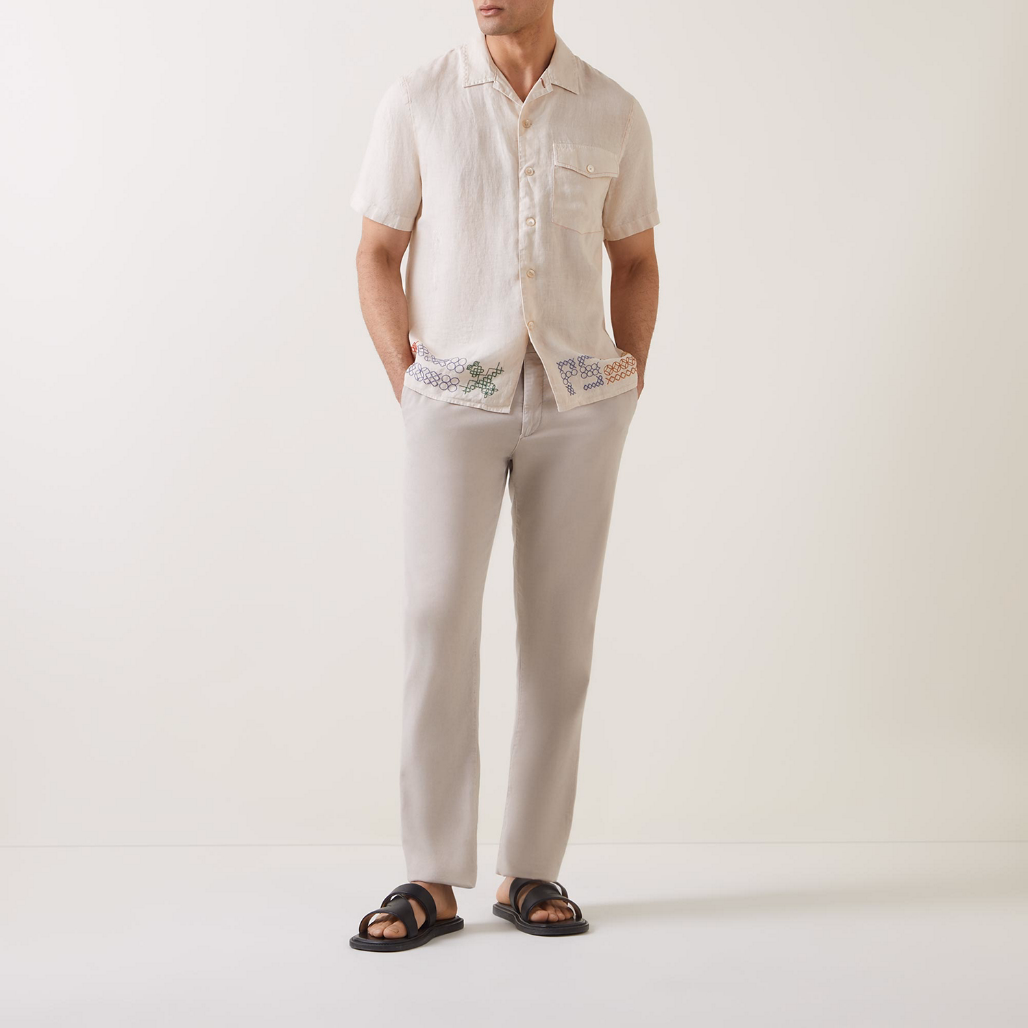 Cross-Stitch Embroidered Shirt