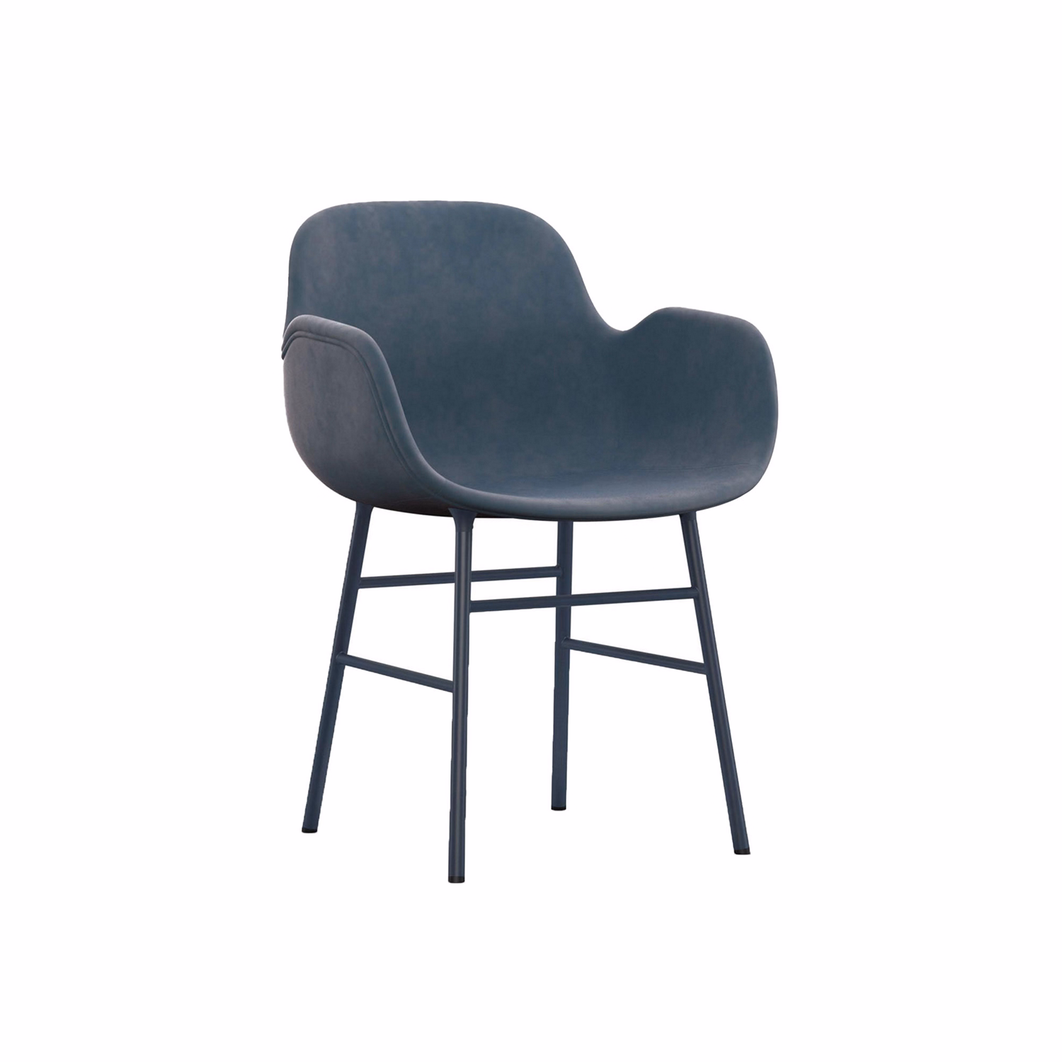 Form Armchair Full Upholstery Steel