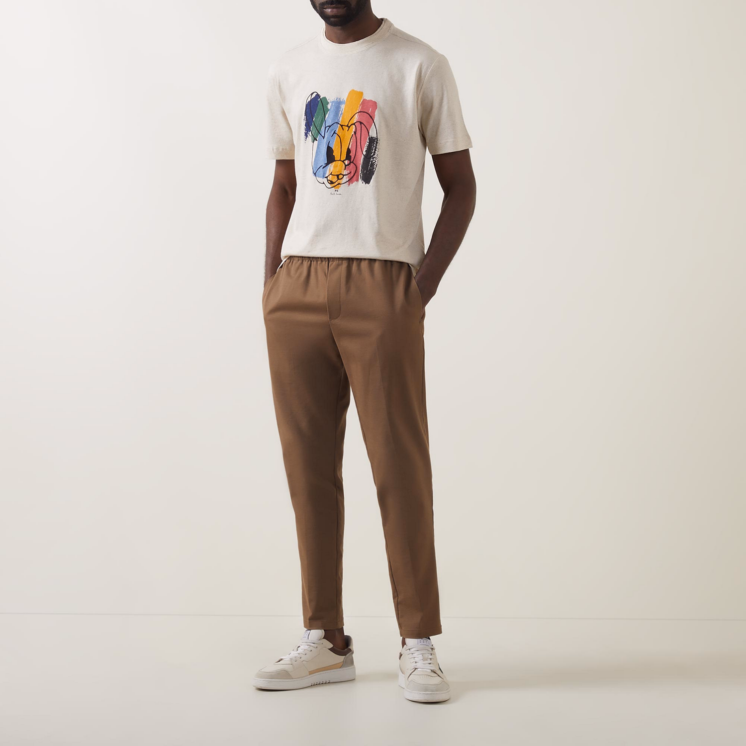 Rabbit Paint Graphic T-Shirt