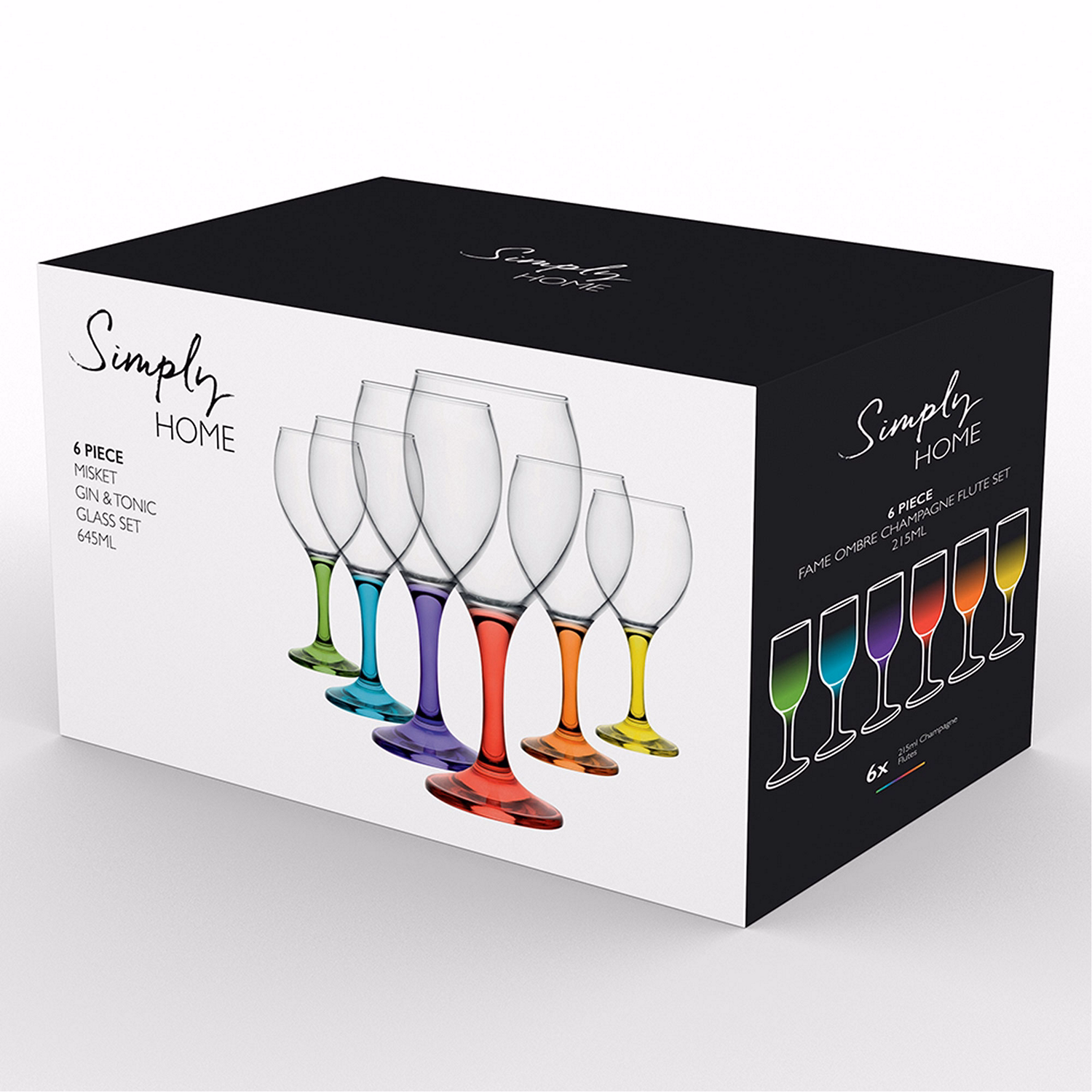 6 Misket Gin Glasses 654ml