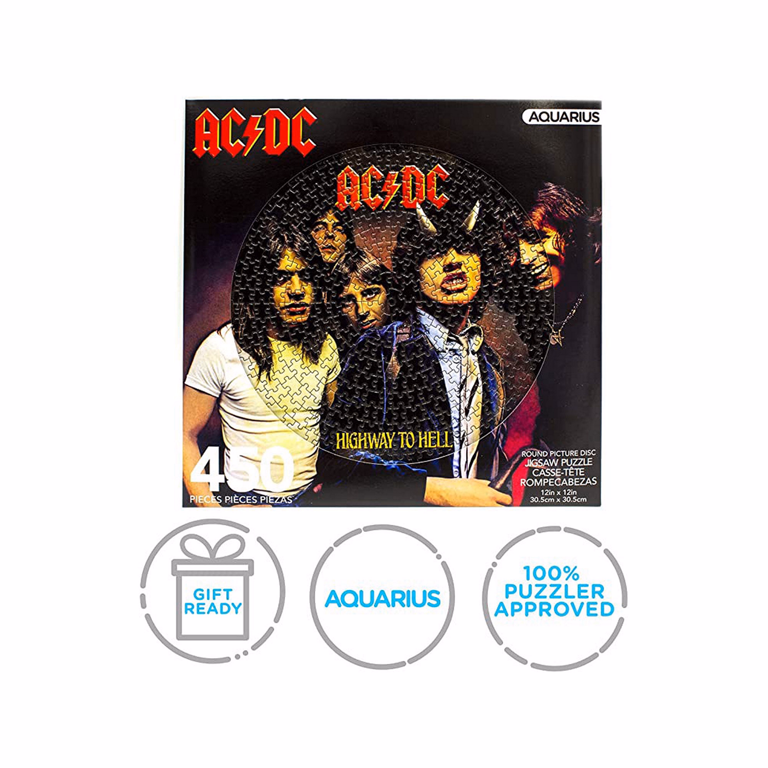 AC/DC Highway To Hell 450 Piece Disc Puzzle